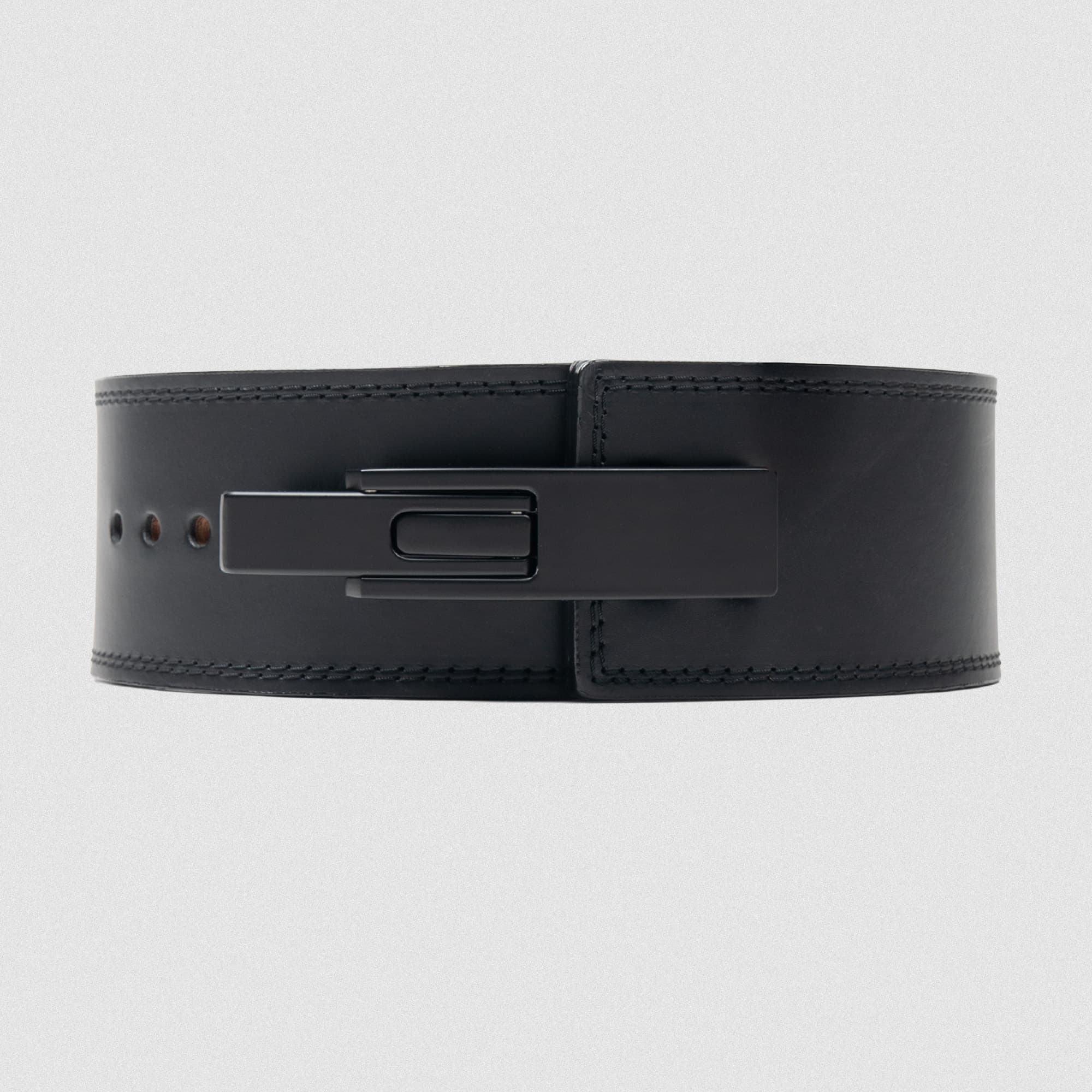 10MM Lever Belt - Black Leather - Image 3