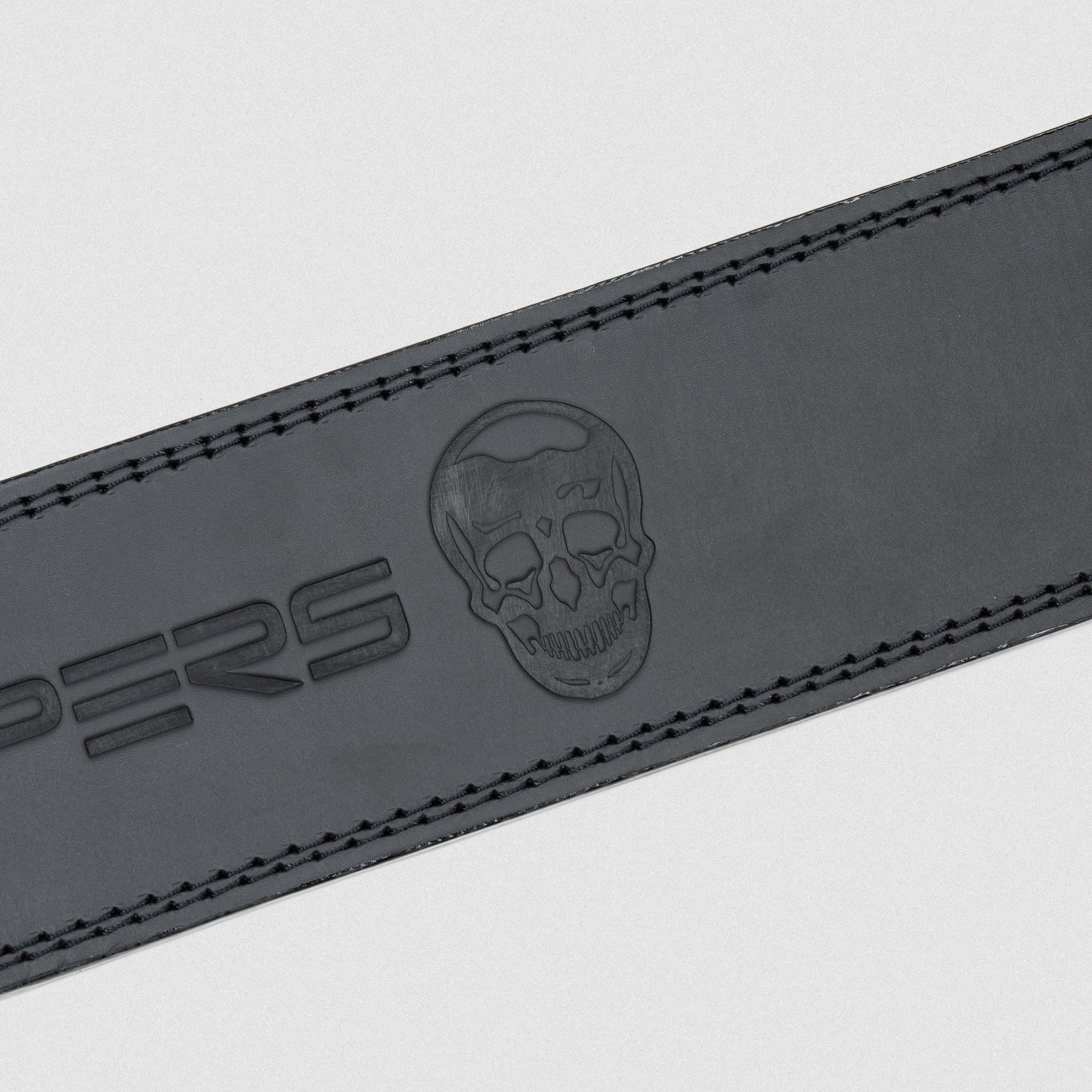 10MM Lever Belt - Black Leather - Image 5