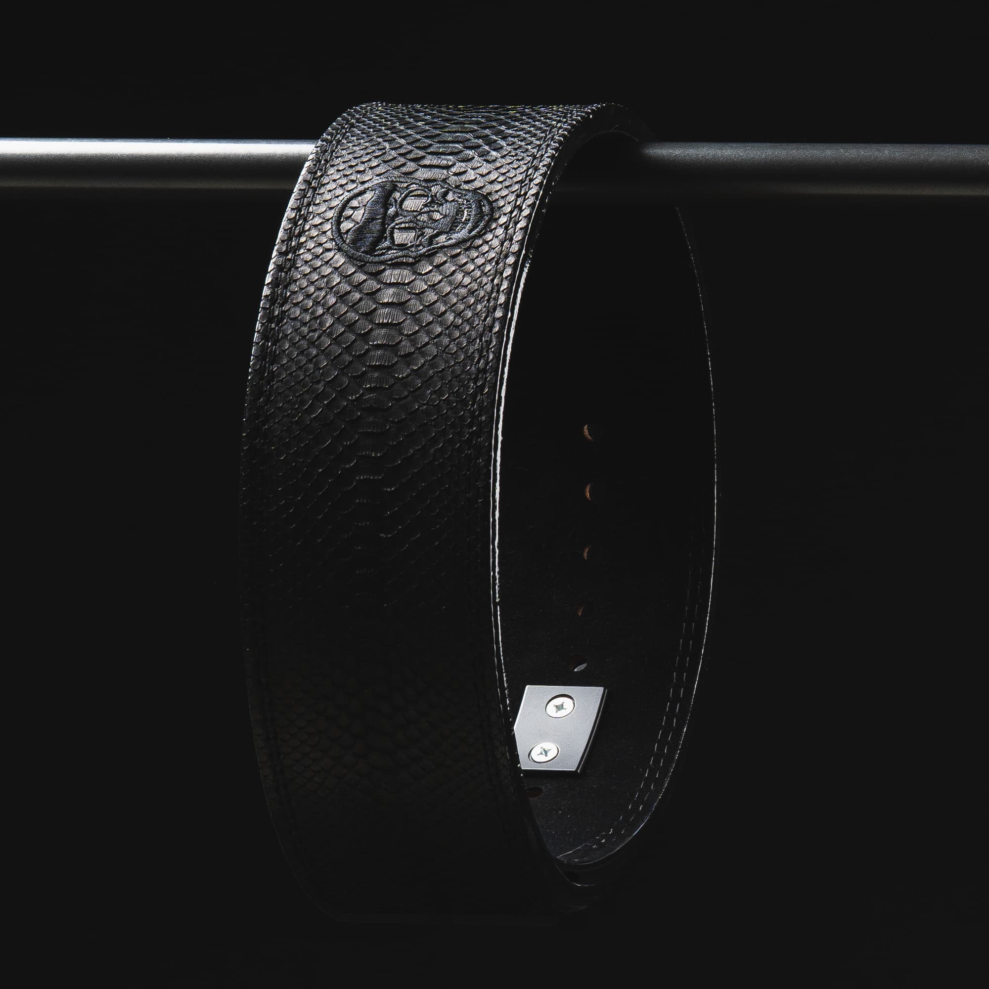 10MM Lever Belt - Onyx Python - Image 7