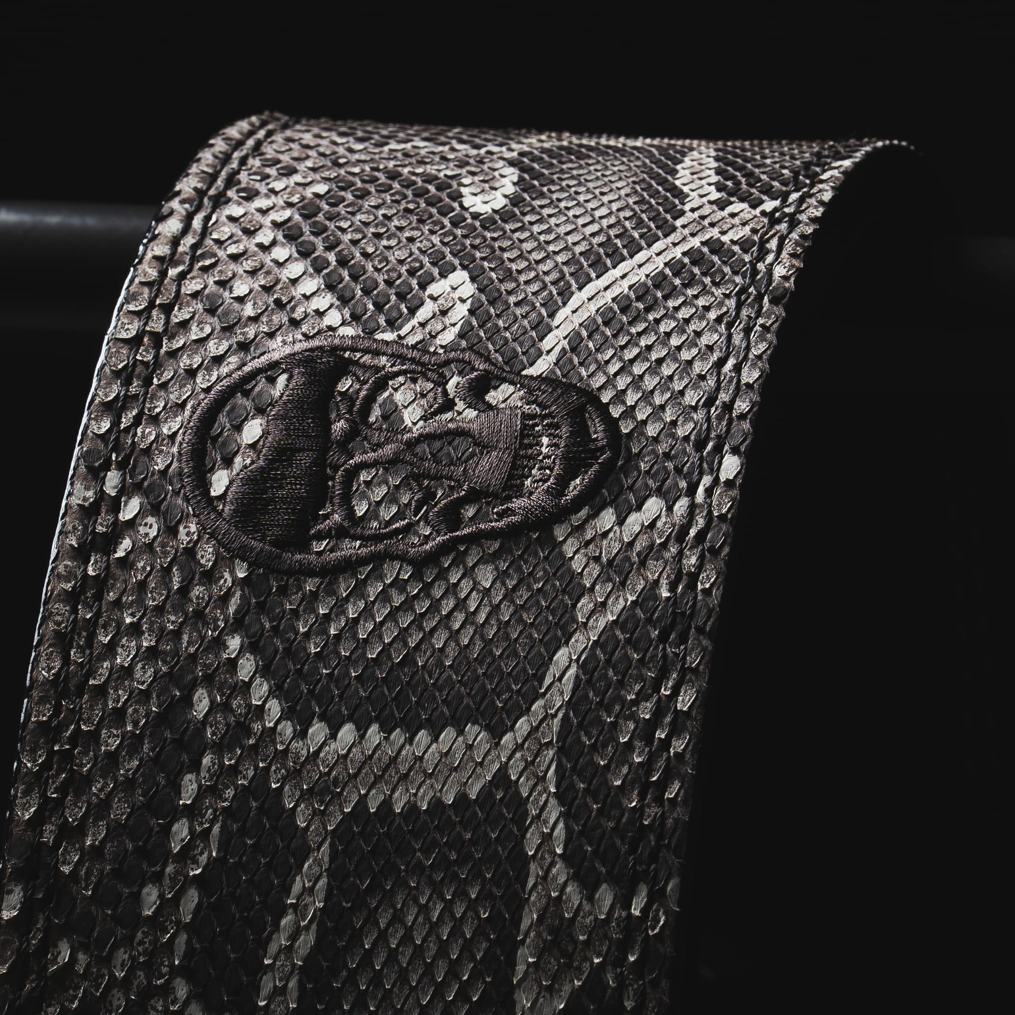 10MM Lever Belt - White Python - Image 6