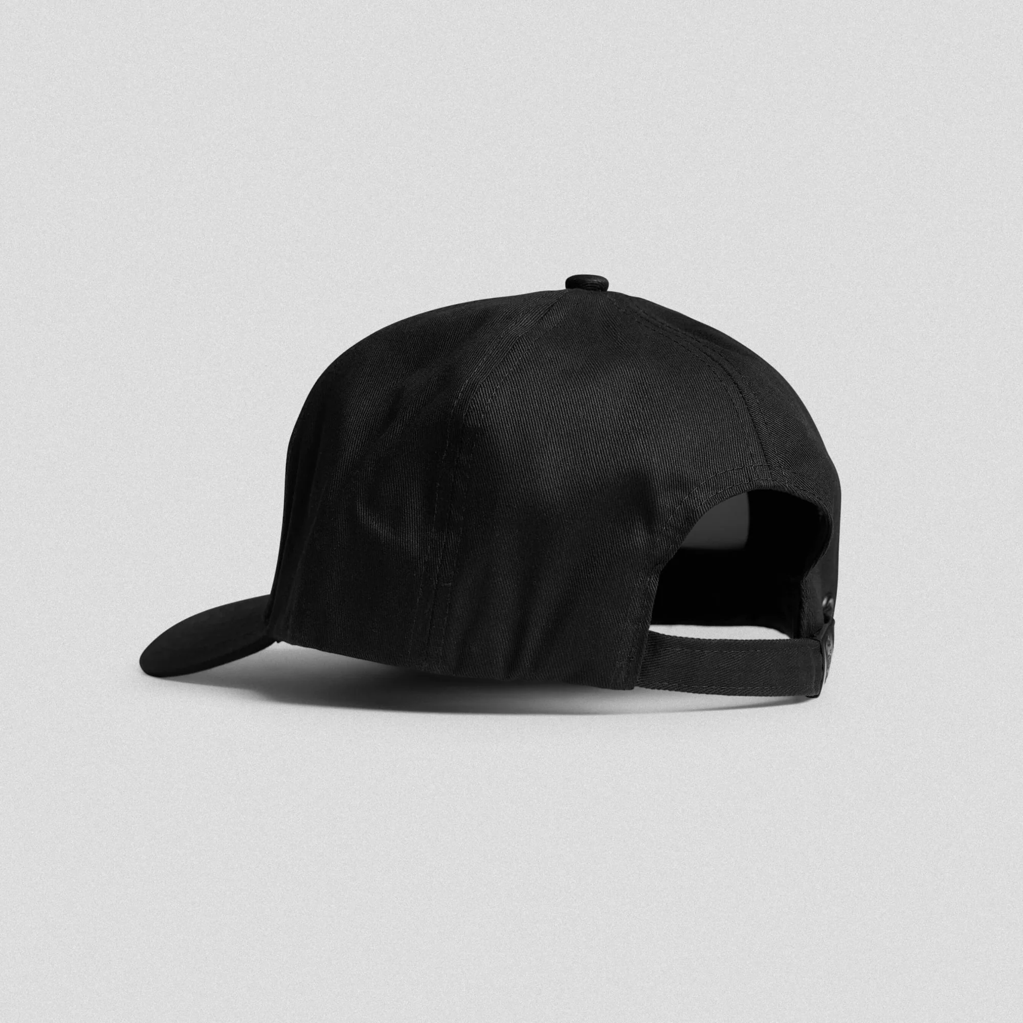 5-Panel Skull Hat - Black - Image 2