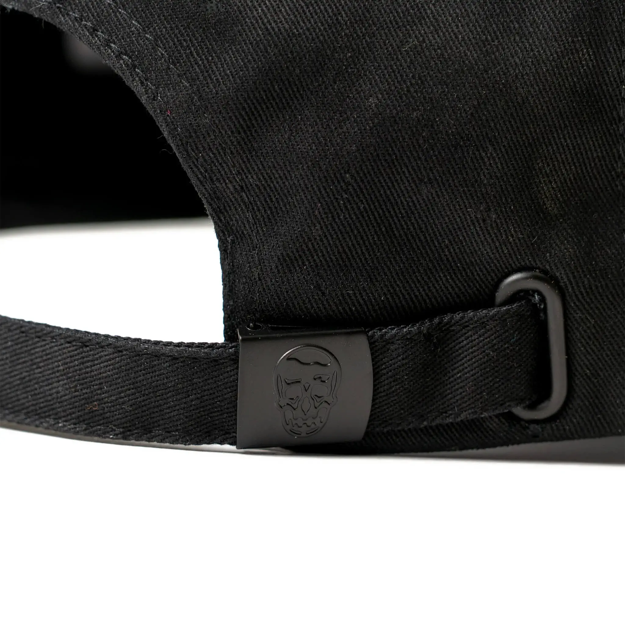 5-Panel Skull Hat - Black - Image 3