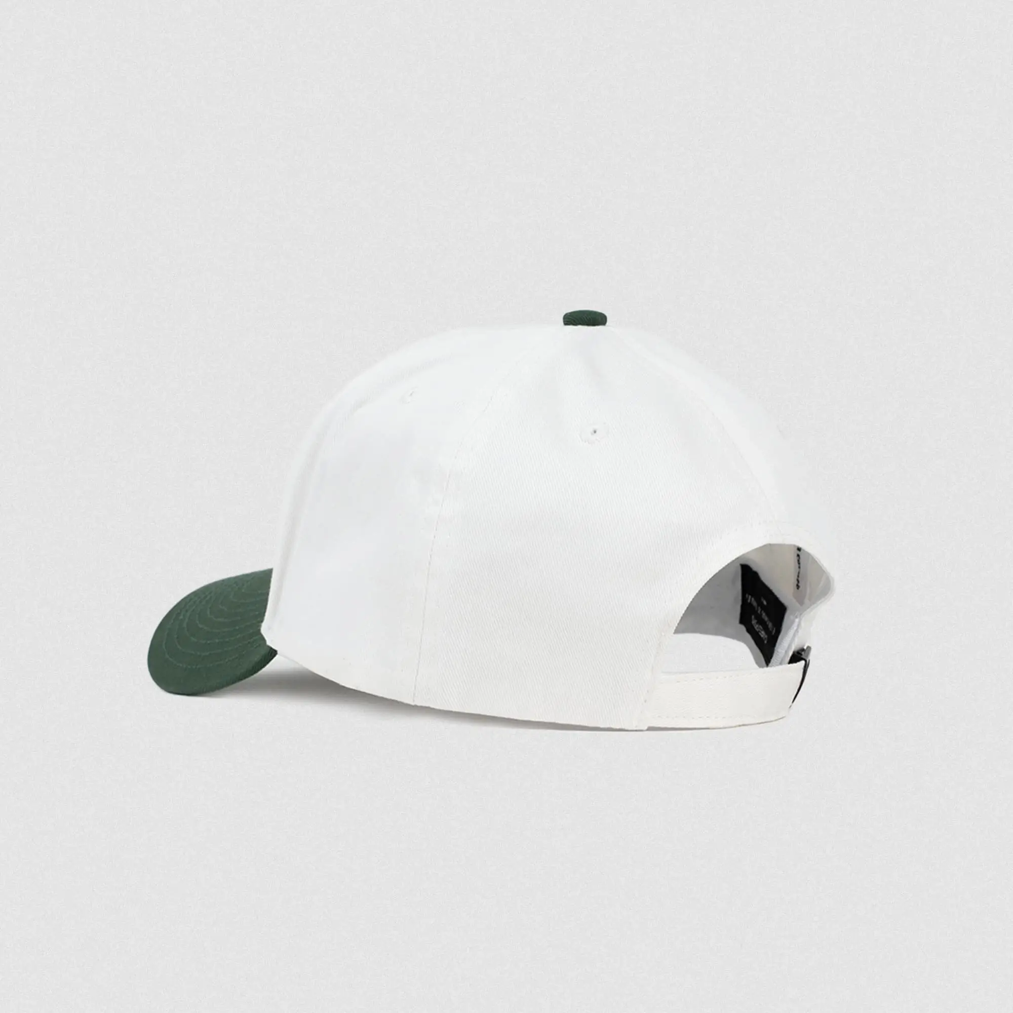 5-Panel Skull Hat - White/Green - Image 2