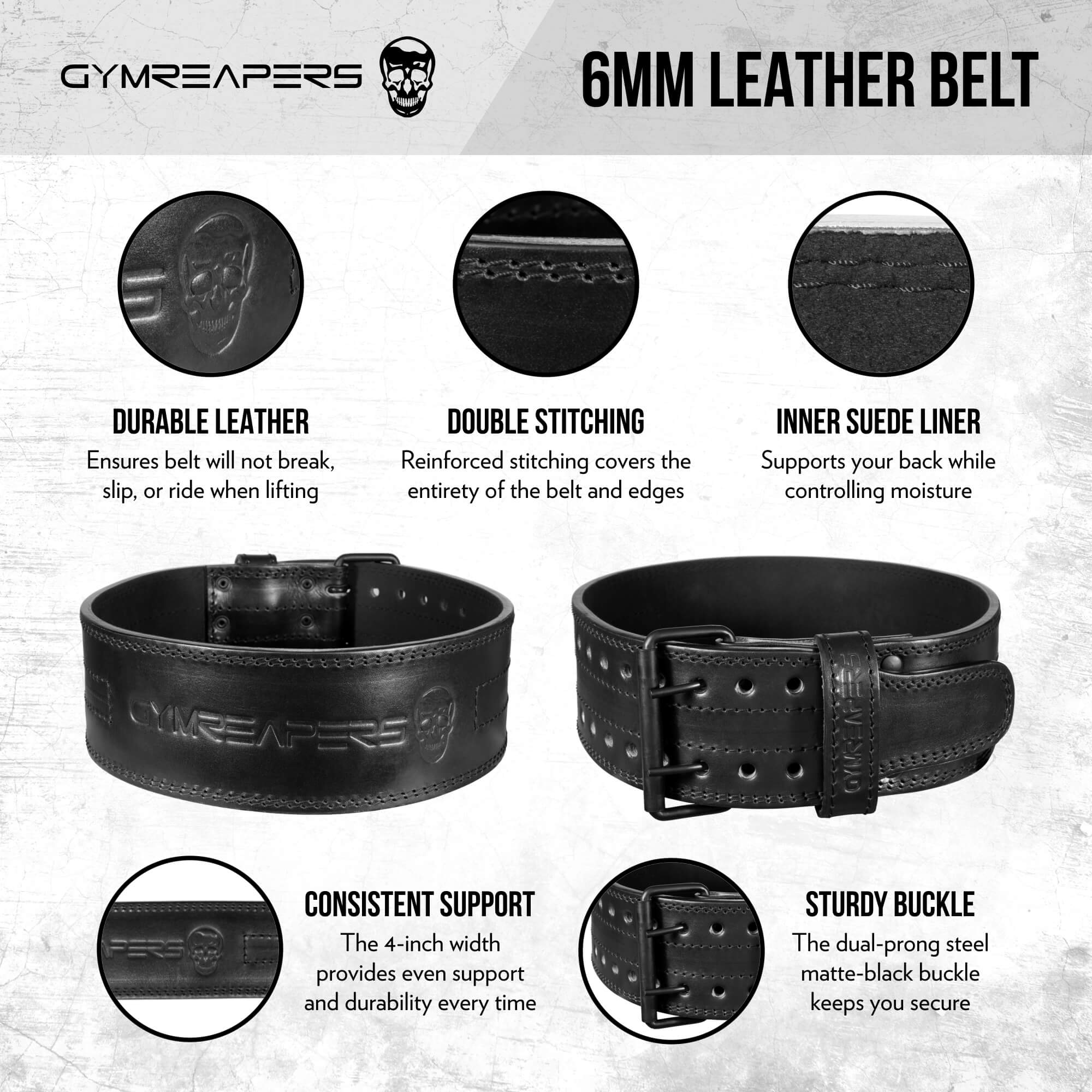6mm Weightlifting Belt - Image 5