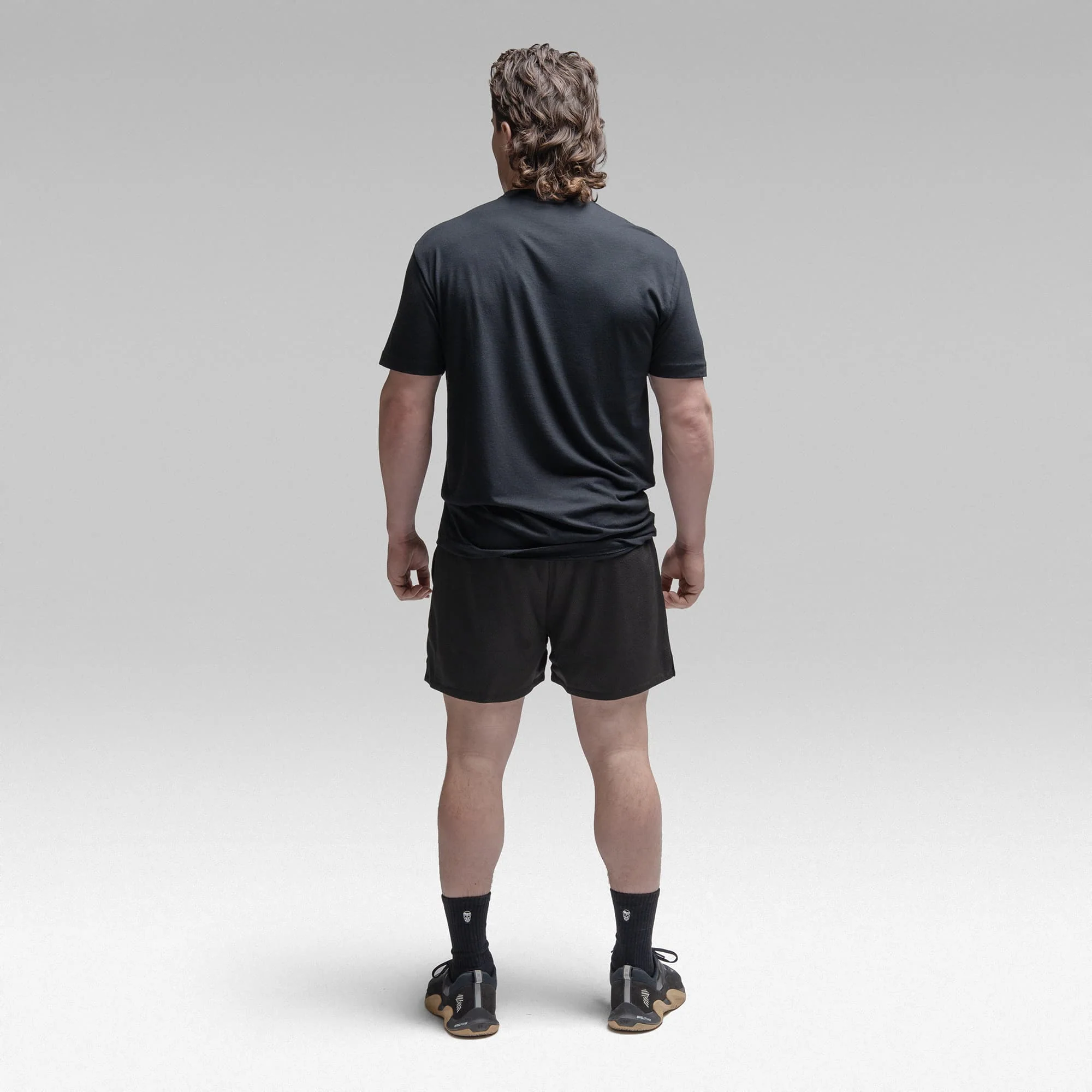 Active Tri-Blend Basic Tee - Black/Black - Image 6