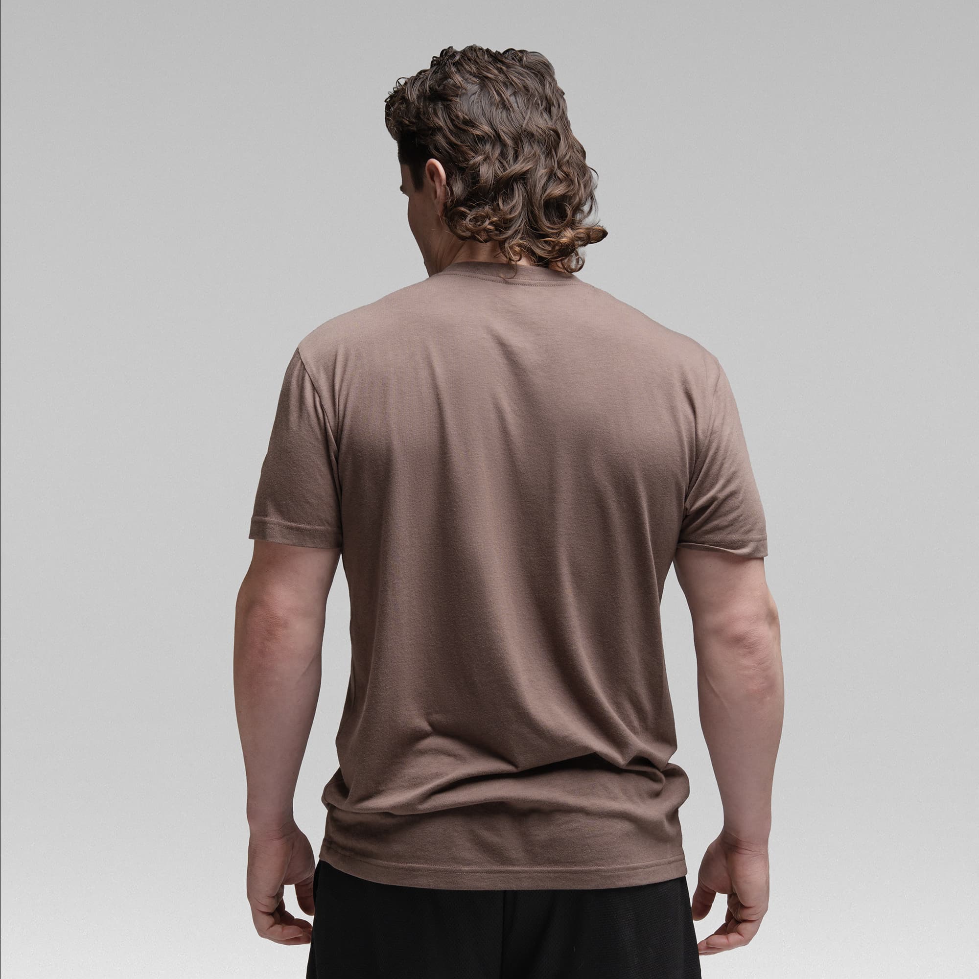 Active Tri-Blend Basic Tee - Toffee/Black - Image 5