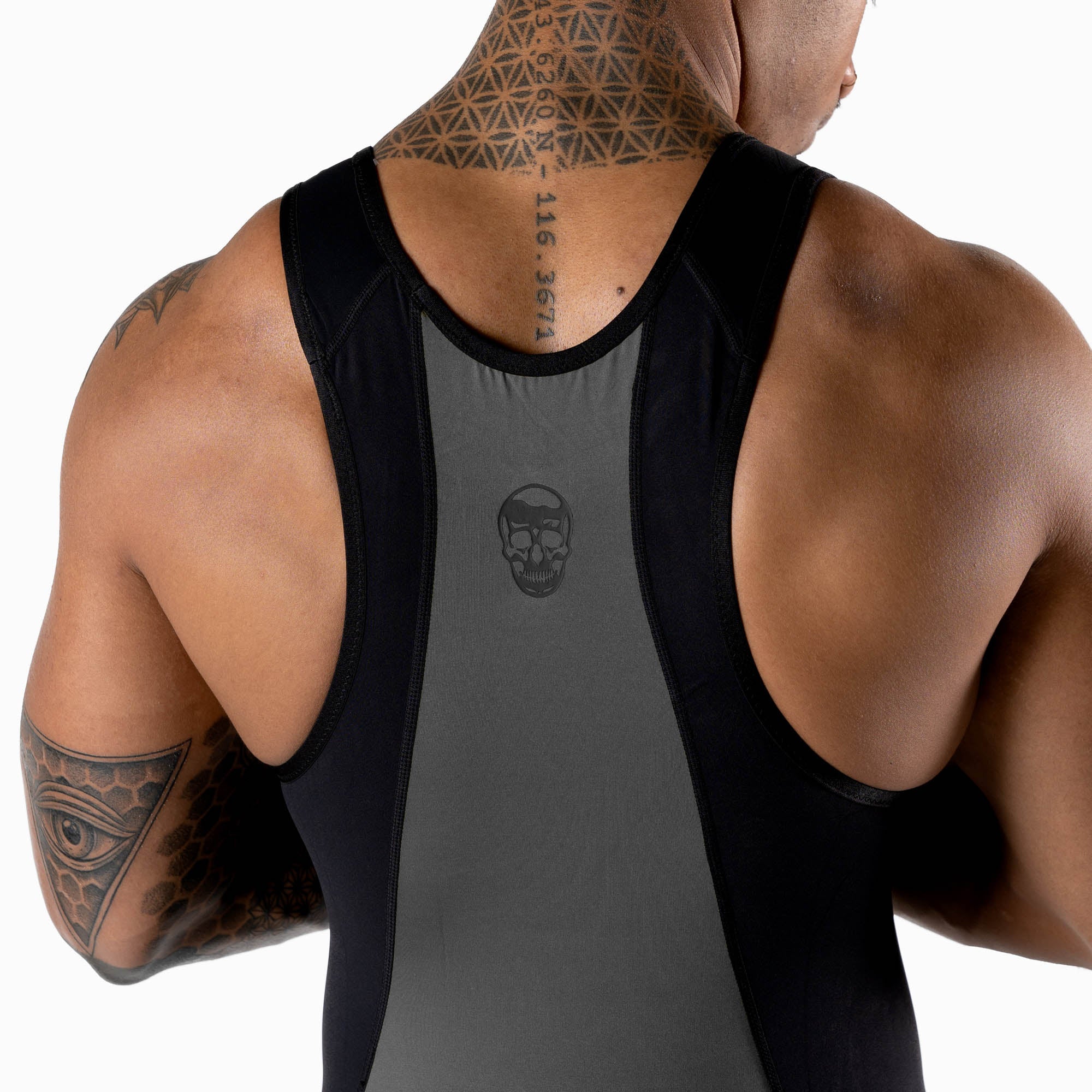 Apex Weightlifting Singlet - Gray - Image 6
