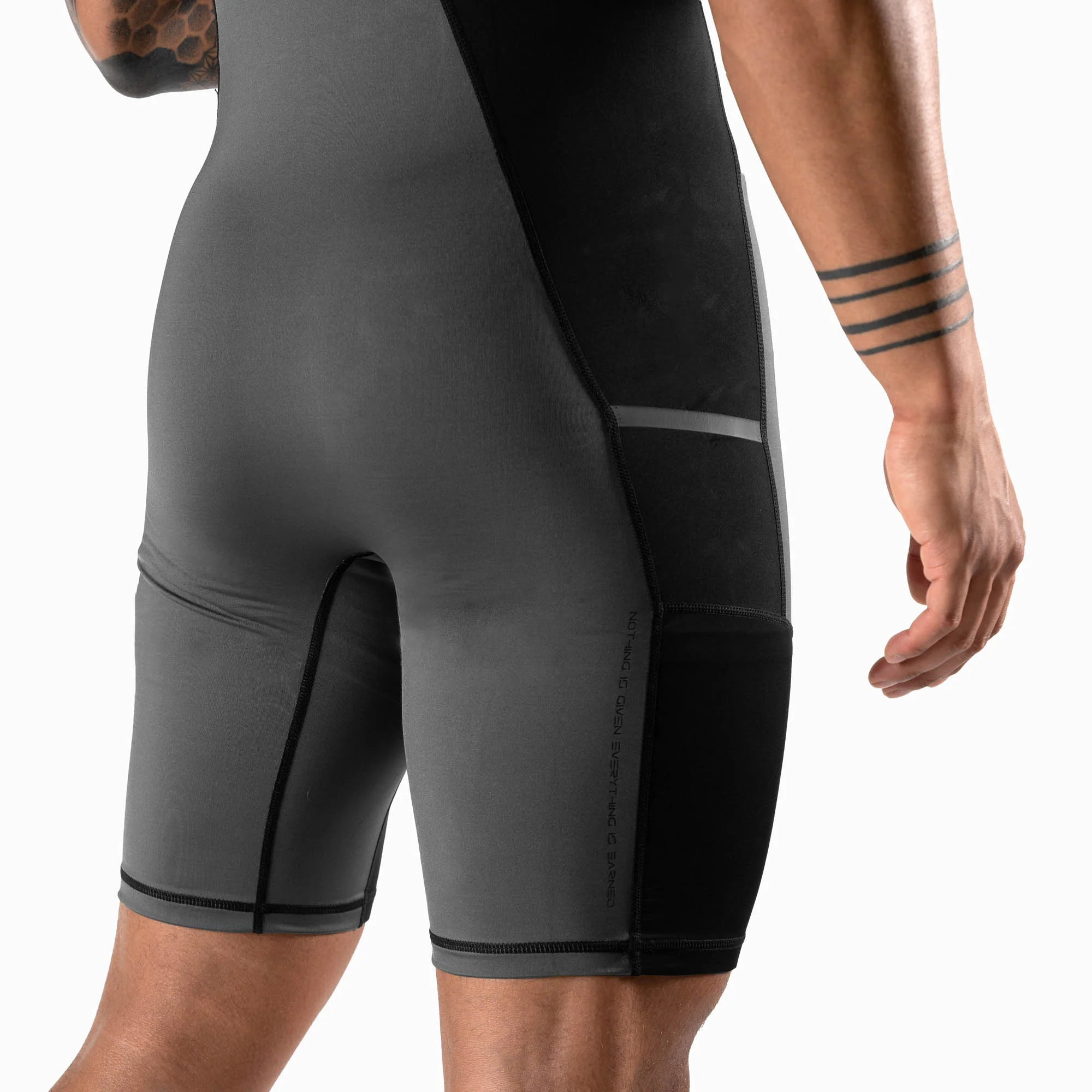 Apex Weightlifting Singlet - Gray - Image 7