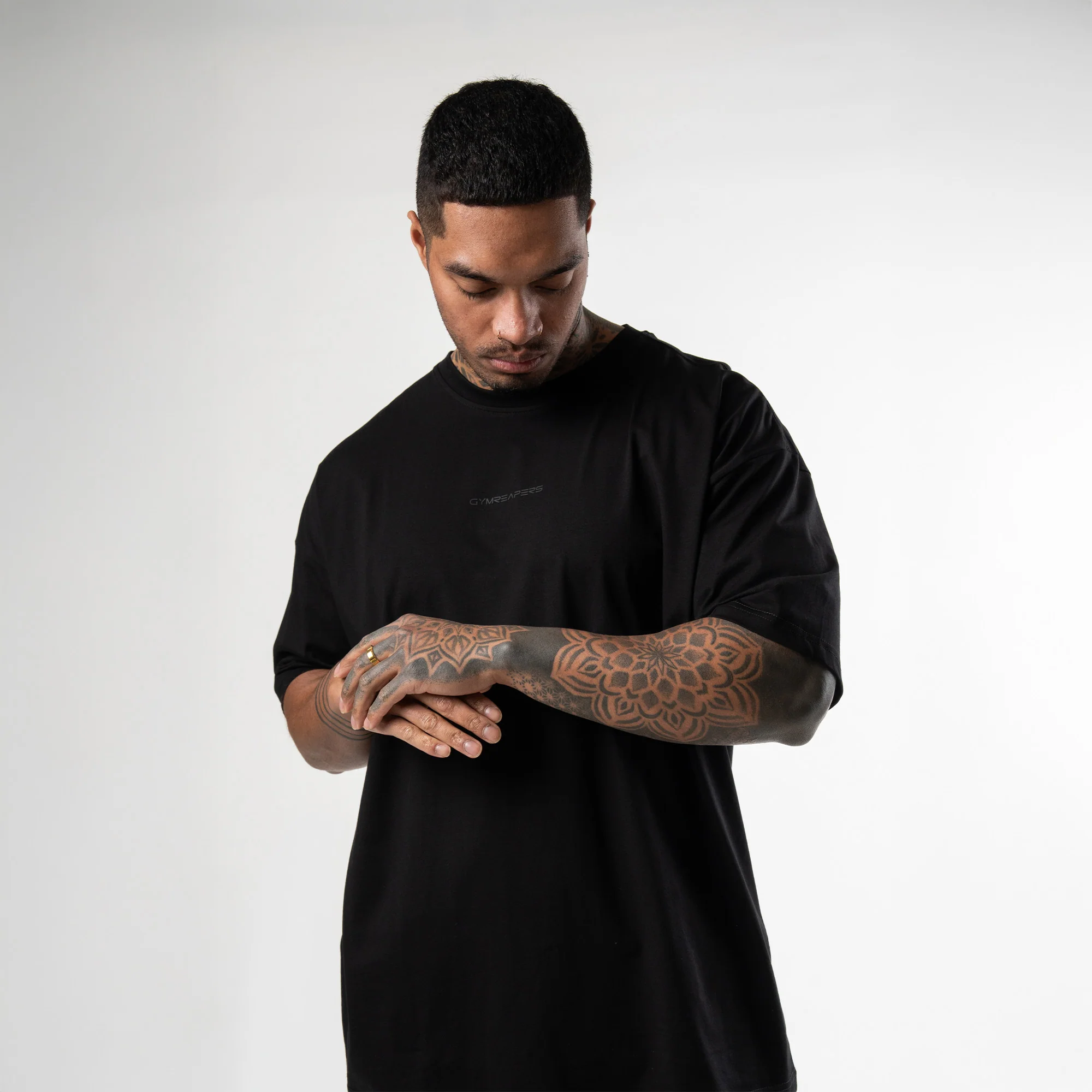 Axis Box Tee - Black - Image 4
