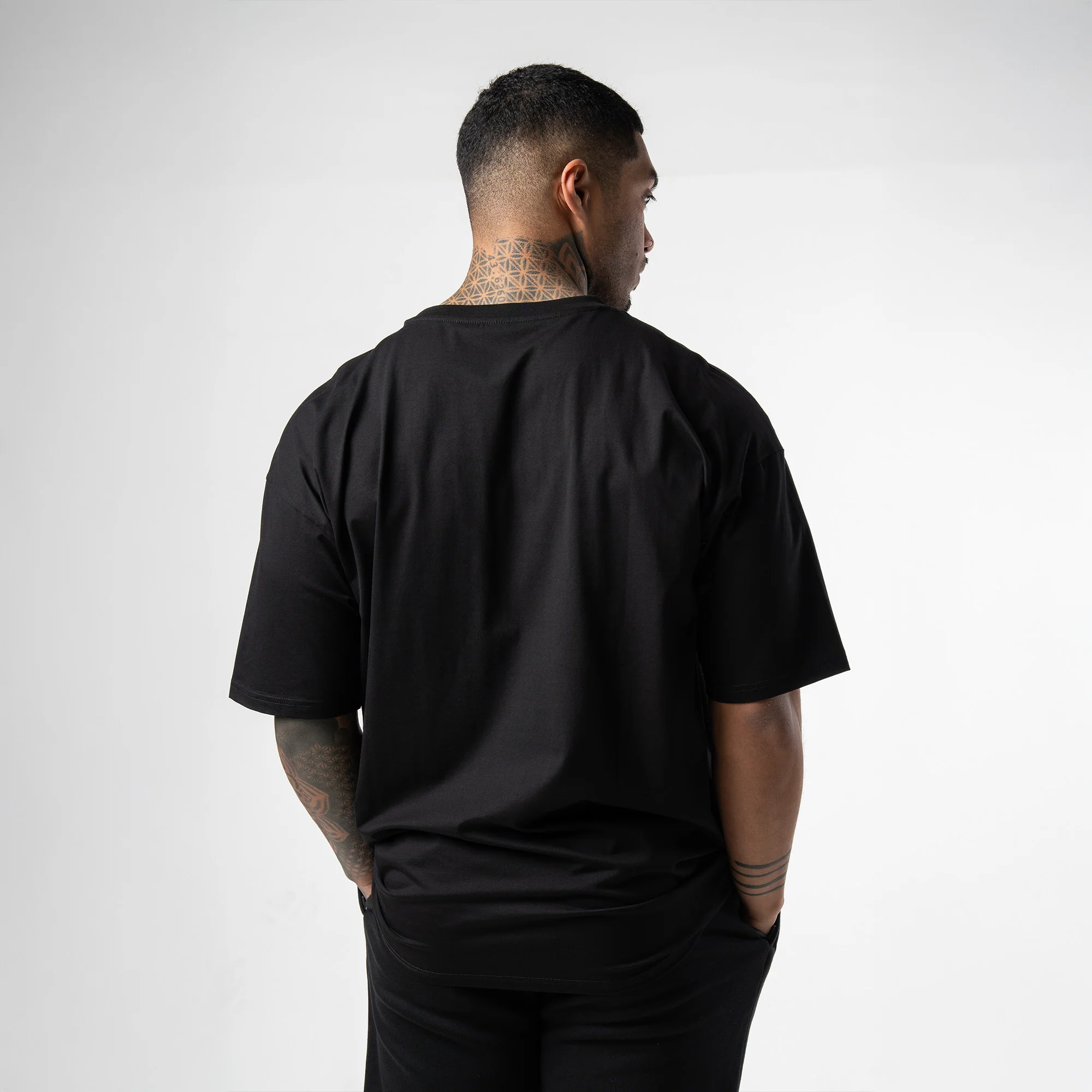Axis Box Tee - Black/White - Image 5