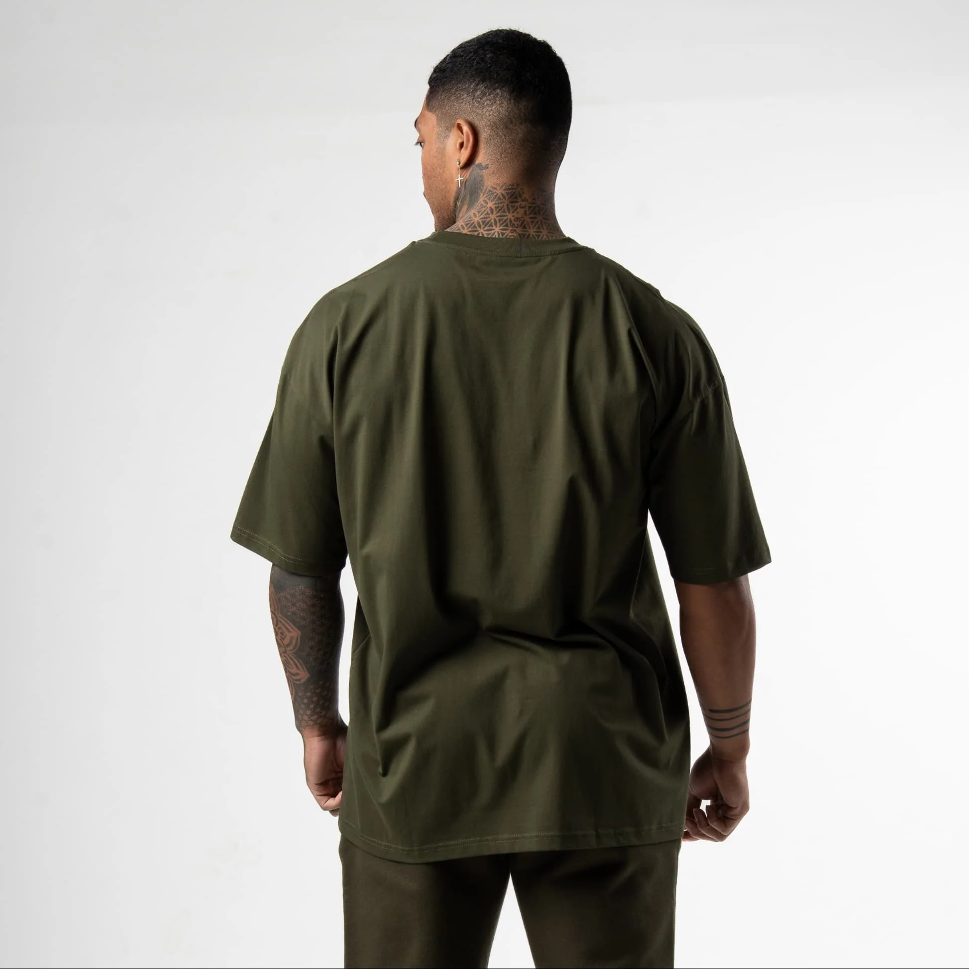 Axis Box Tee - OD Green - Image 5