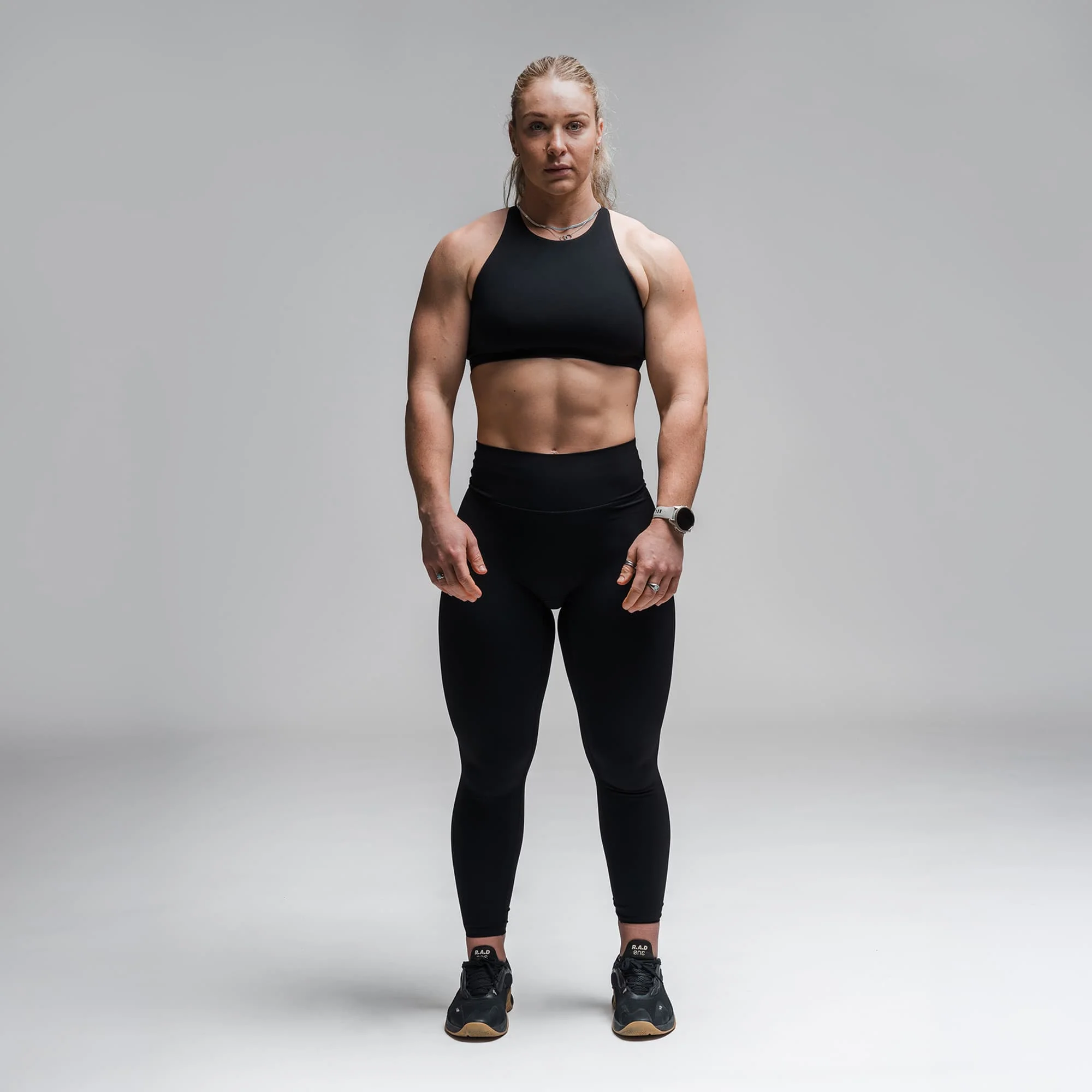 Axis High Neck Bra - Black - Image 3