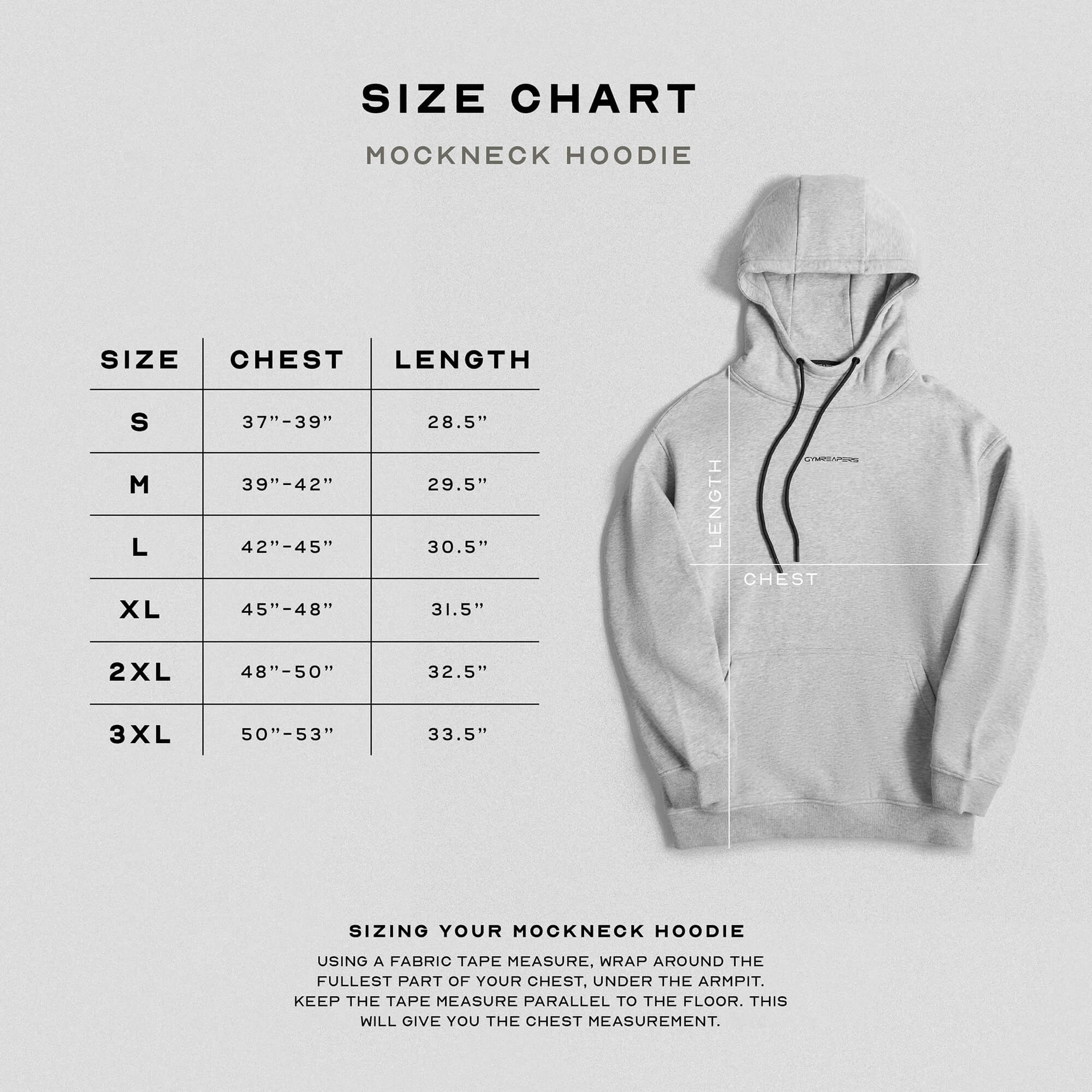 Axis Mockneck Hoodie - Heather Gray - Image 3