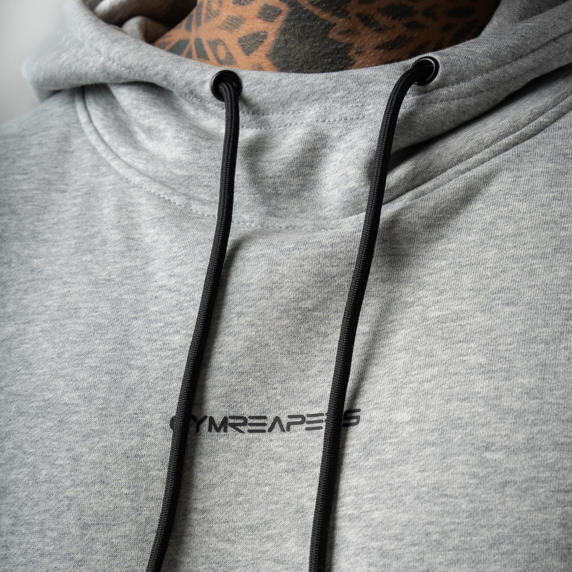 Axis Mockneck Hoodie - Heather Gray - Image 7
