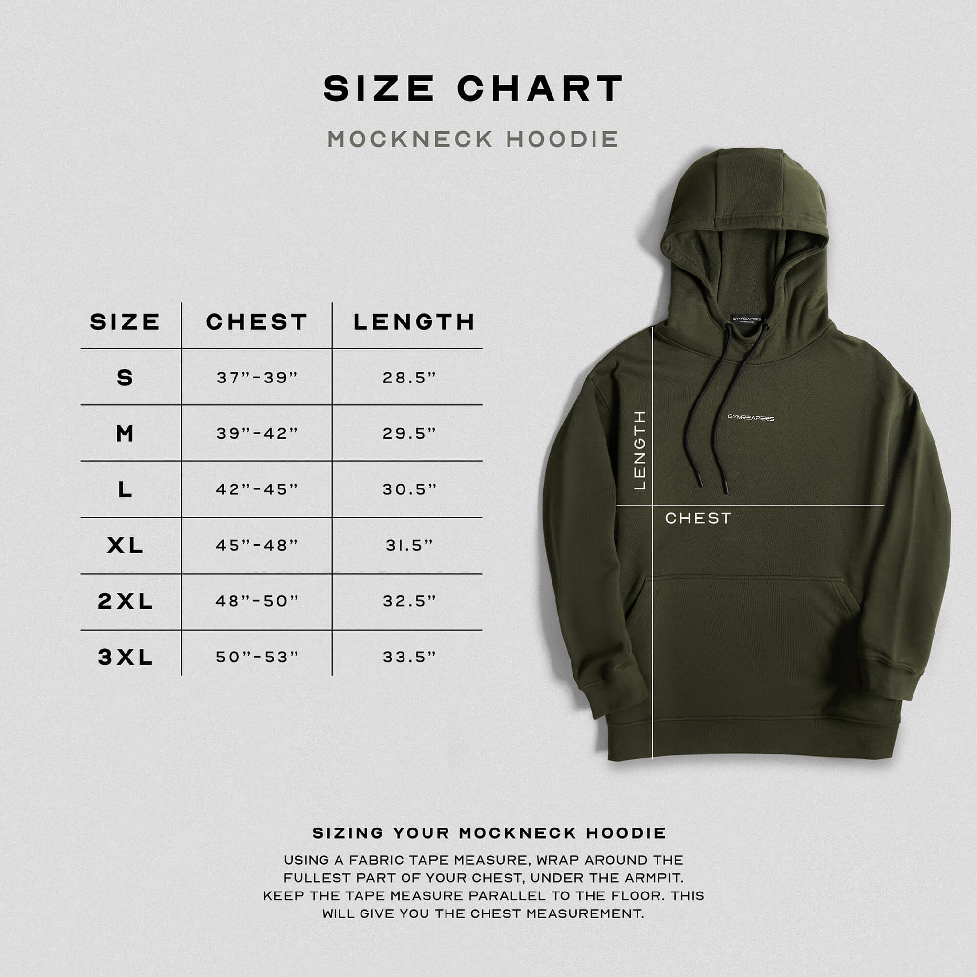 Axis Mockneck Hoodie - OD Green - Image 3