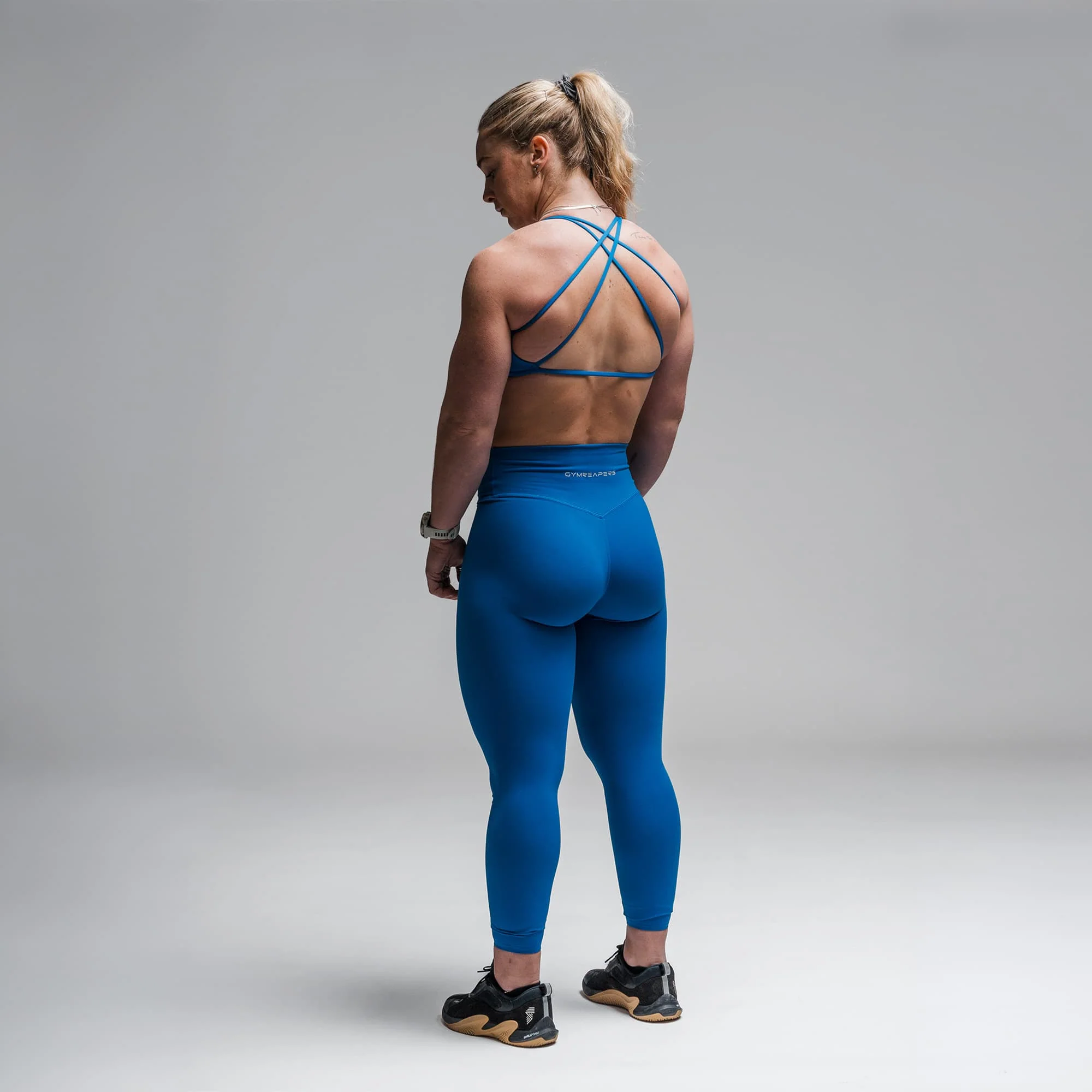 Axis Open Back Bra - Electric Blue - Image 4