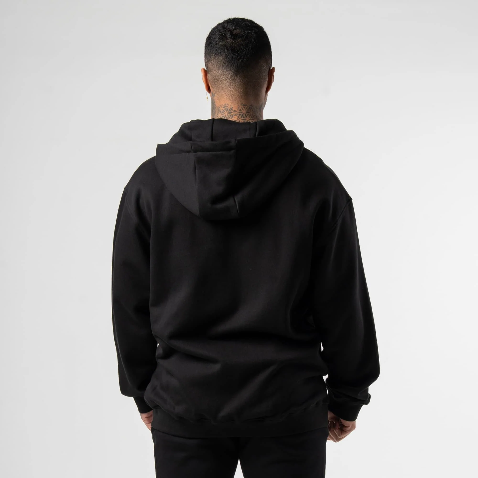 Axis Zip-Up Hoodie - Black - Image 4