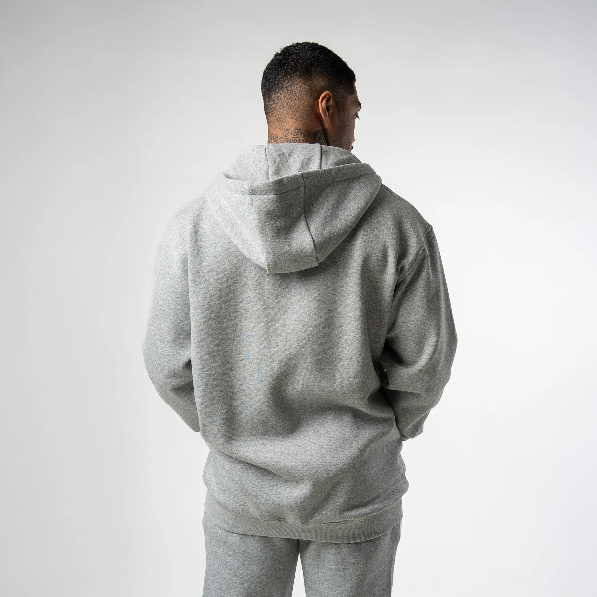 Axis Zip-Up Hoodie - Heather Gray - Image 4
