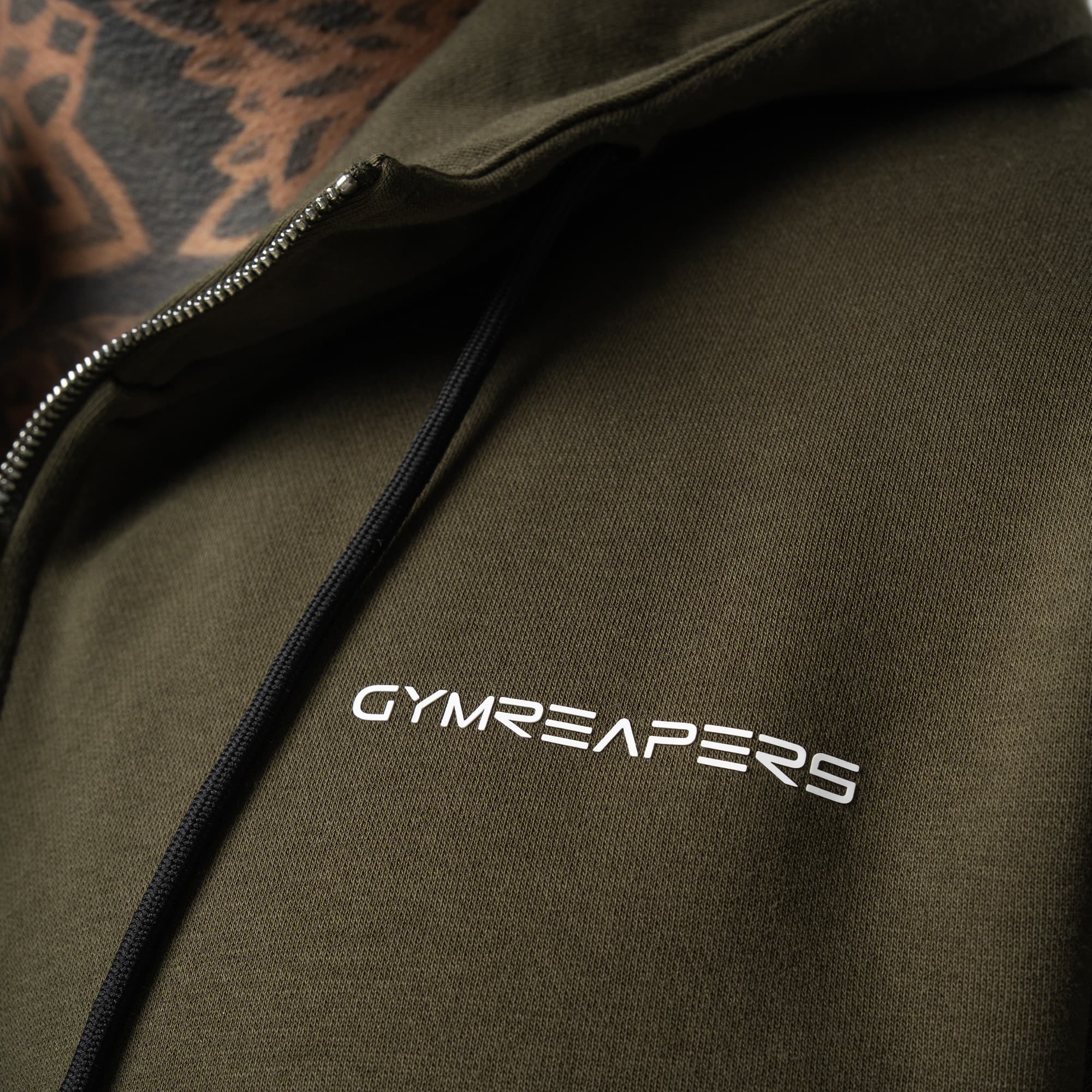 Axis Zip-Up Hoodie - OD Green - Image 5