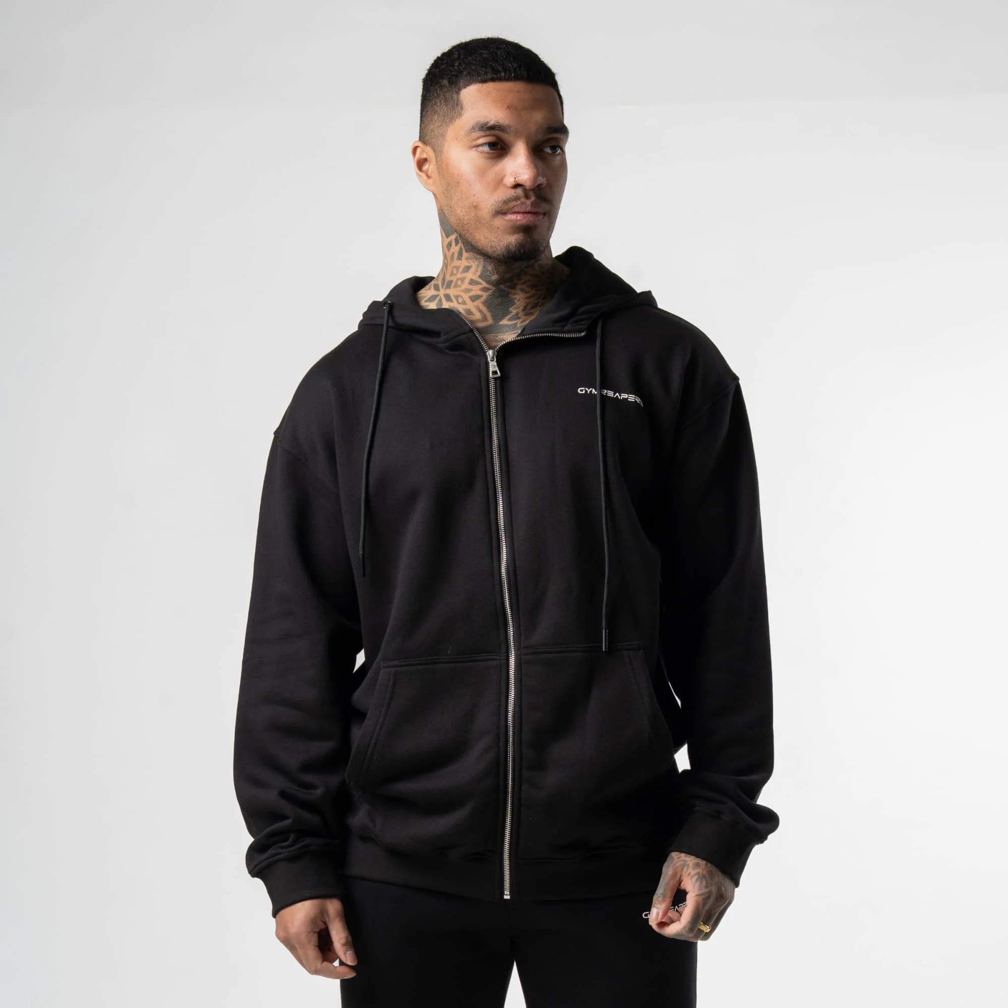 Axis Zip-Up Set - Black/White - Image 4