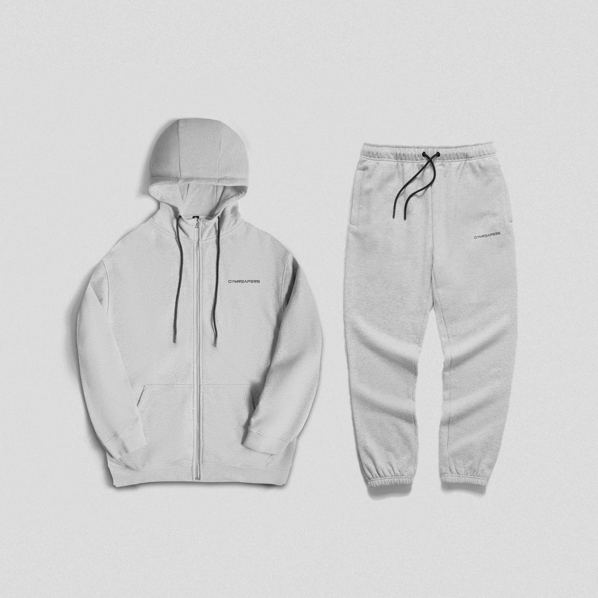 Axis Zip-Up Set - Heather Gray