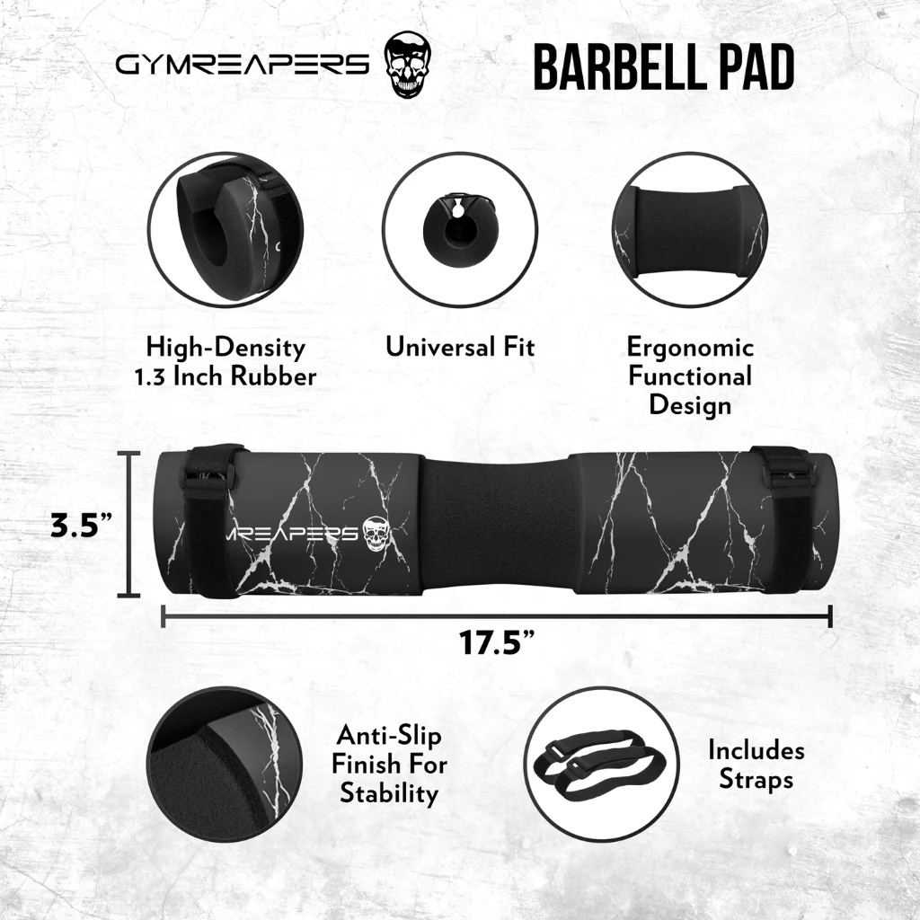 Gymreapers Barbell Squat Pad - Marble - Image 4