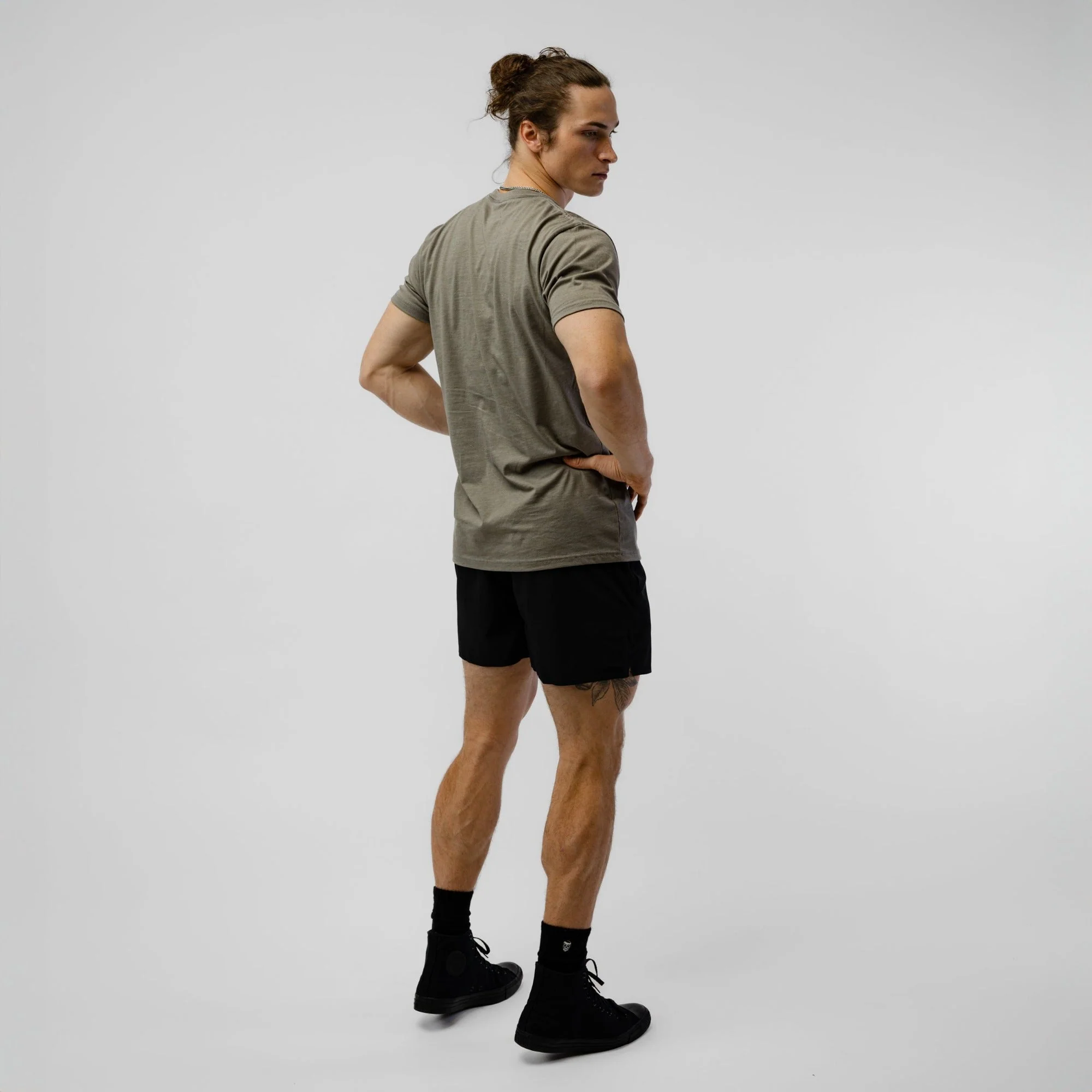 Basic Shirt - Stone/Black - Image 6