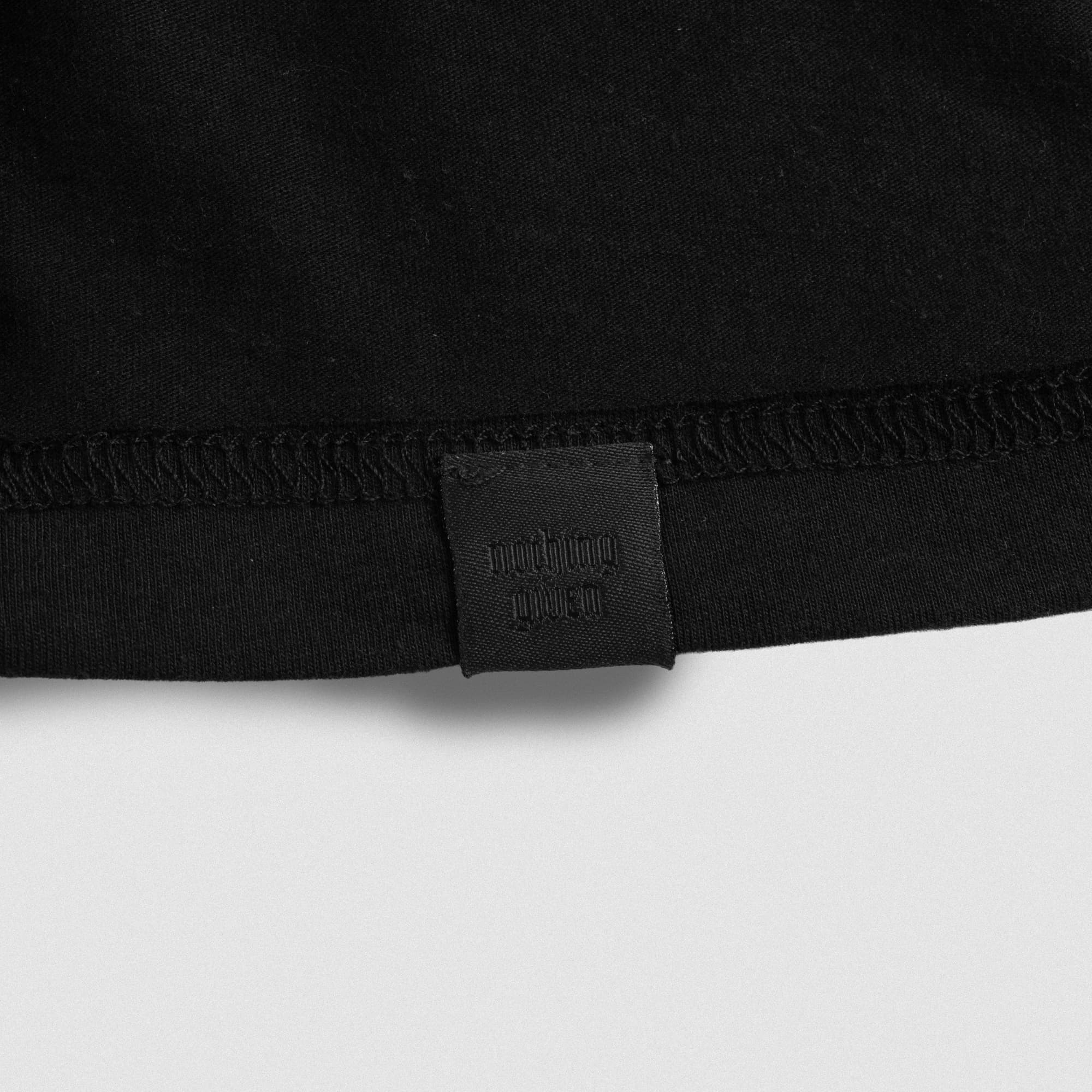 Clip Tag Basic Tee - Black - Image 4