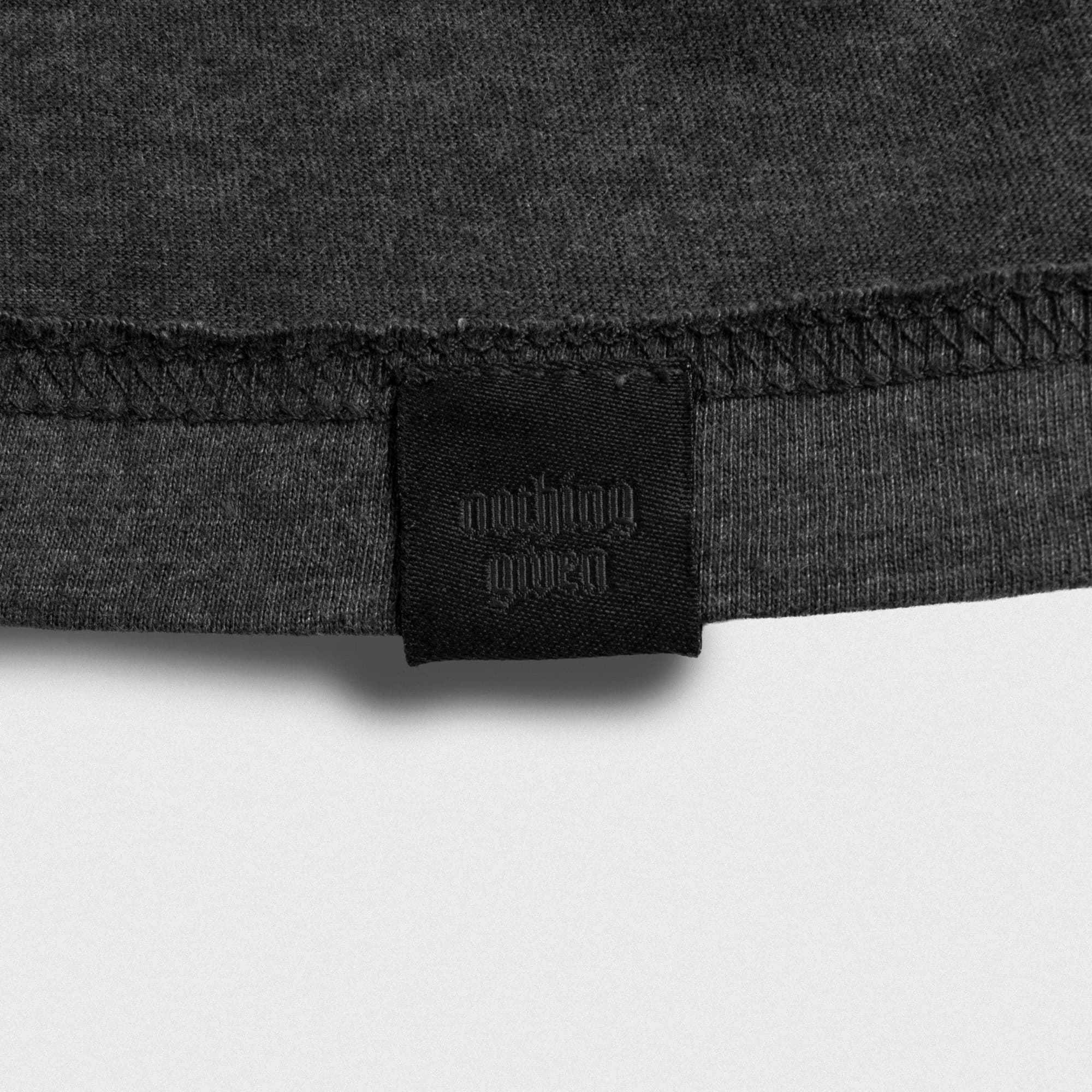 Clip Tag Basic Tee - Charcoal - Image 4