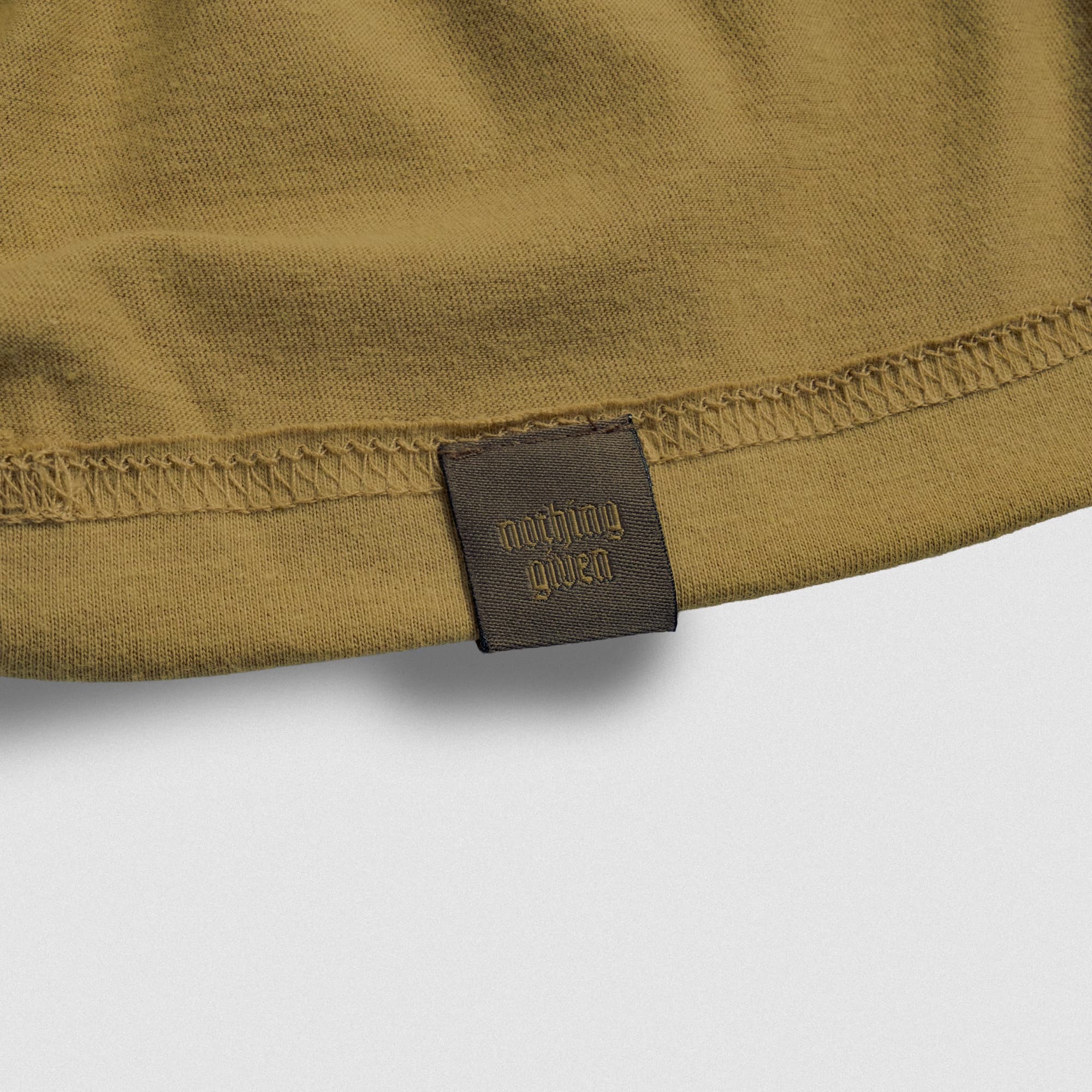 Clip Tag Basic Tee - Khaki - Image 4