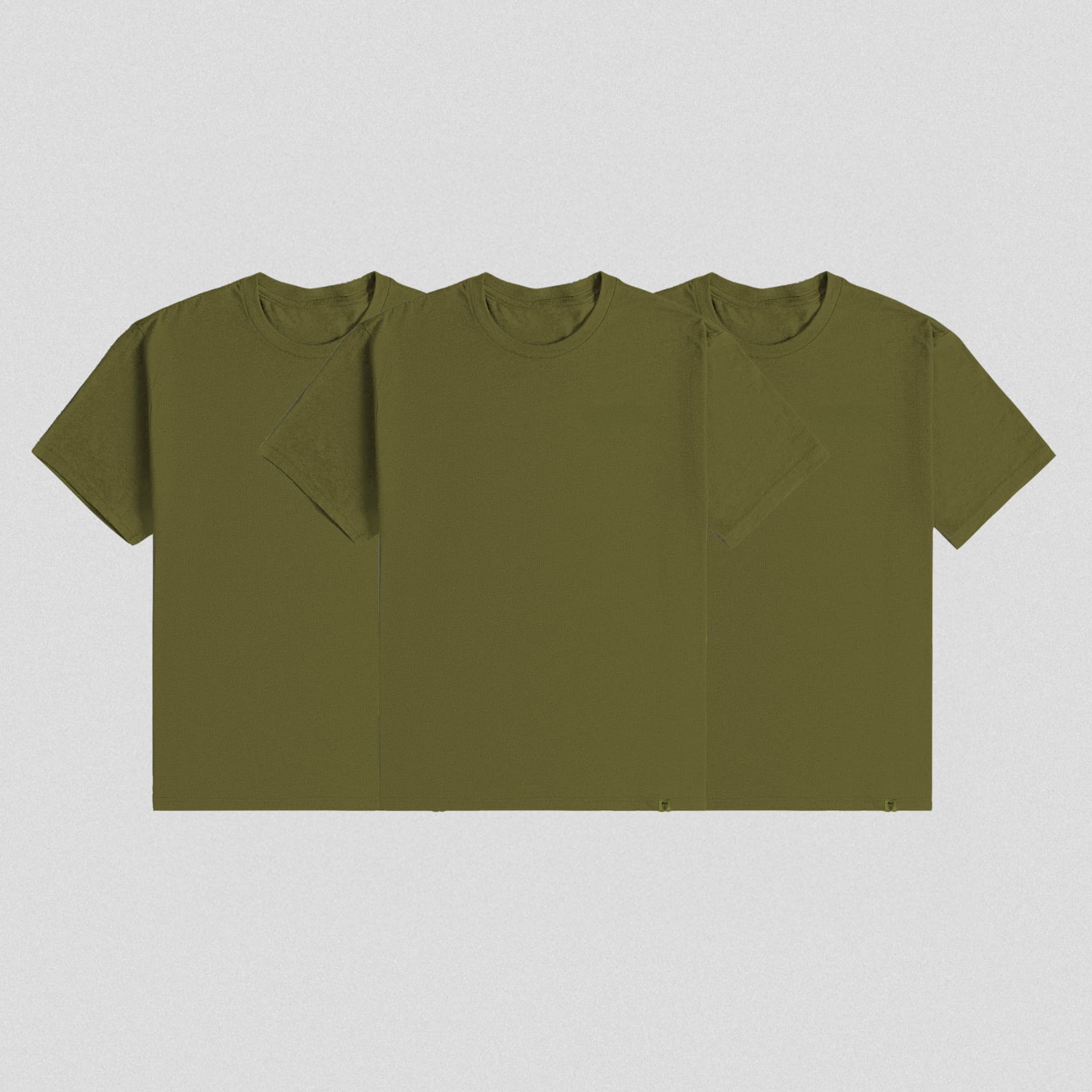Clip Tag Basic Tee - Olive Drab - Image 2