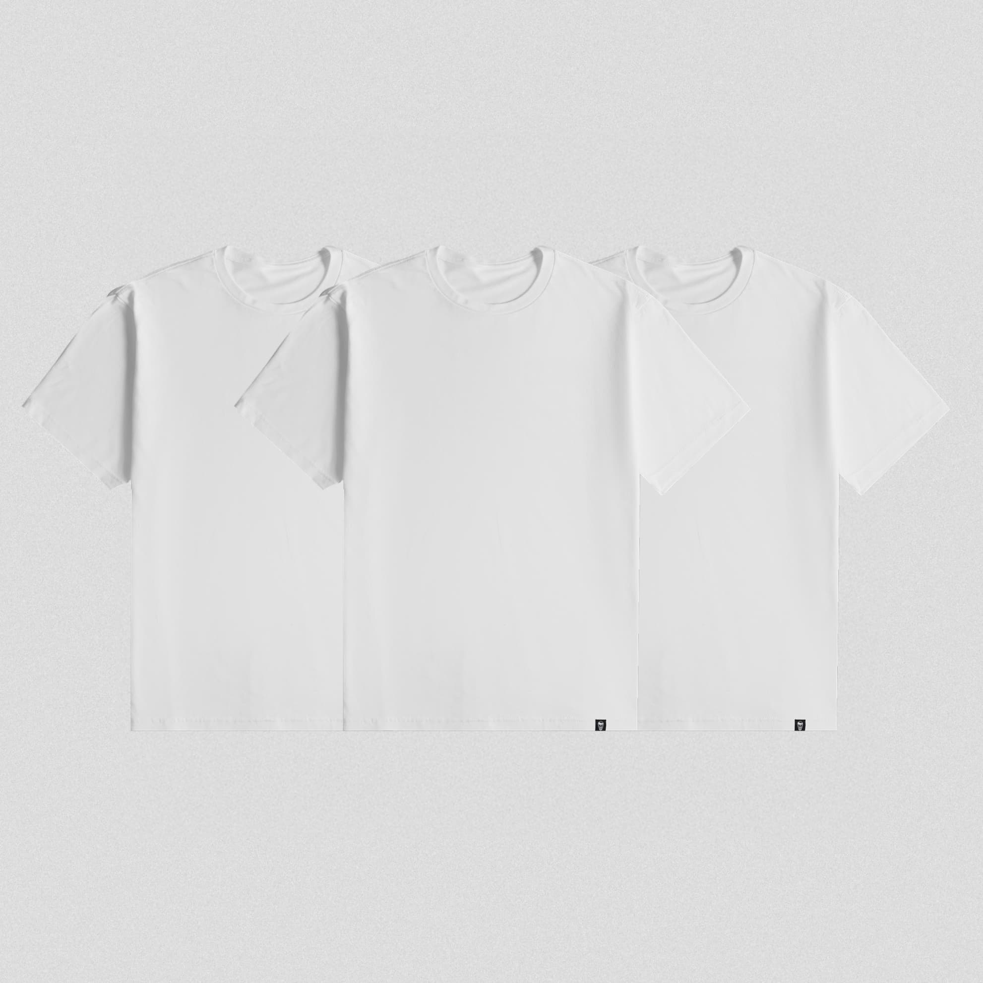 Clip Tag Basic Tee - White - Image 2