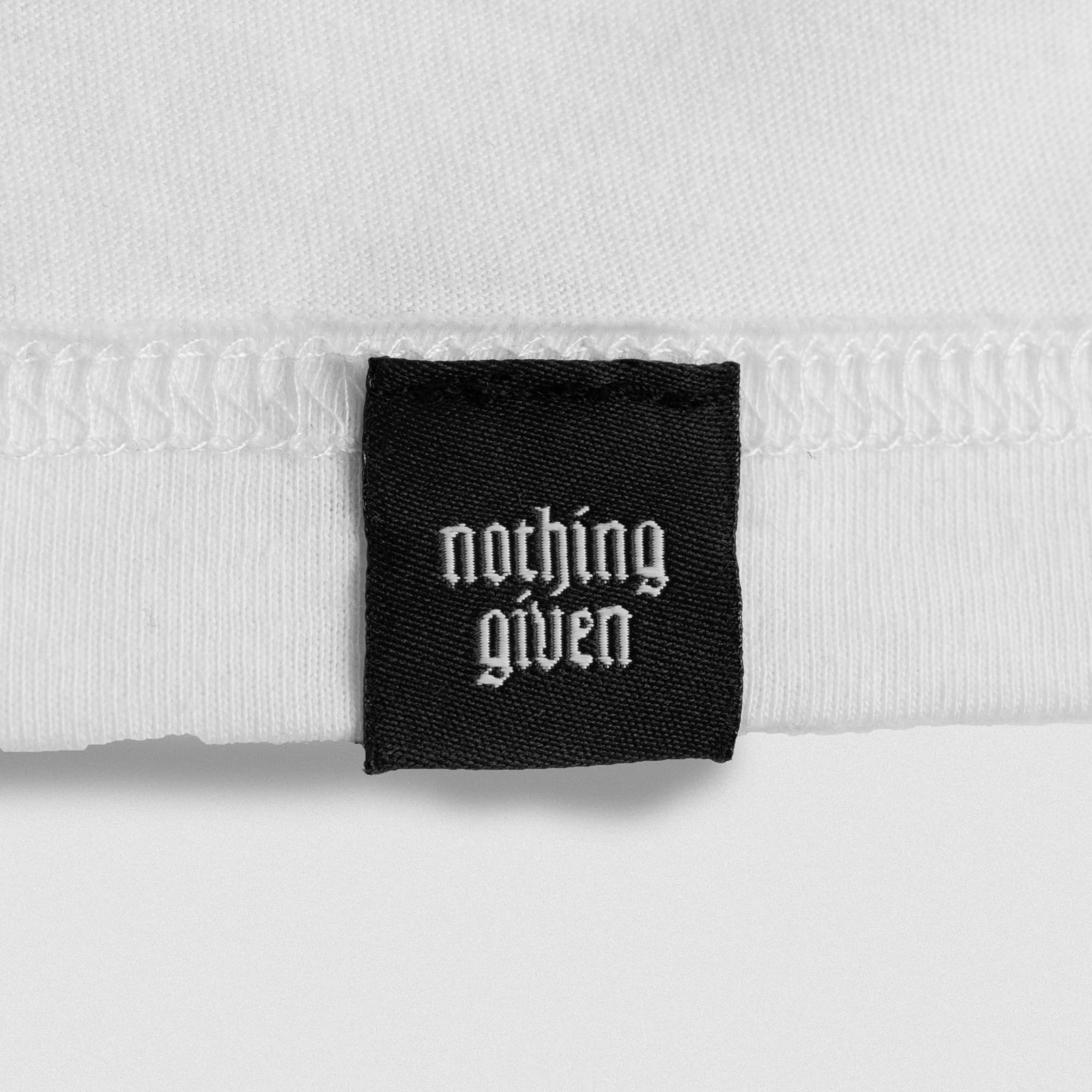 Clip Tag Basic Tee - White - Image 4