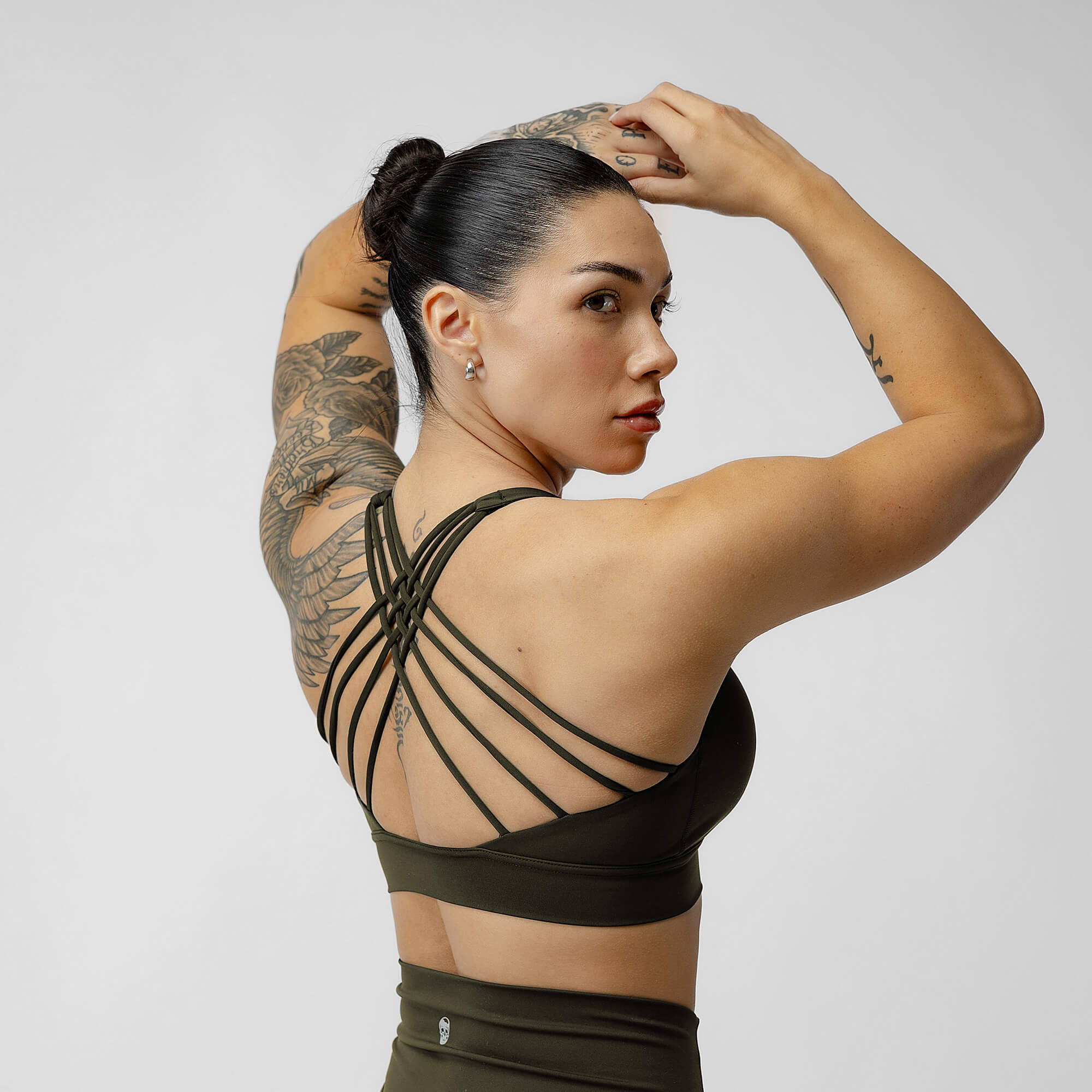 Combat Bra - Forest Green - Image 2