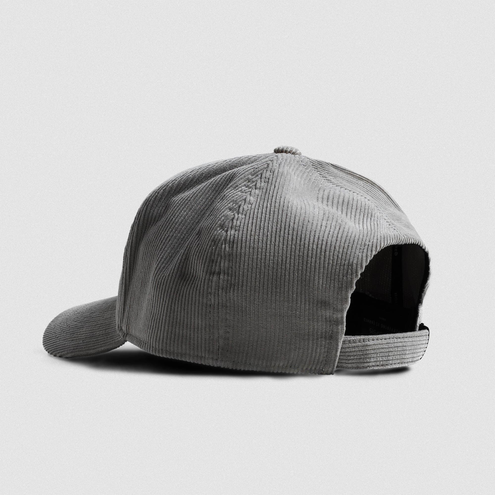 Corduroy Reapers 5-Panel Hat - Gray/White - Image 2