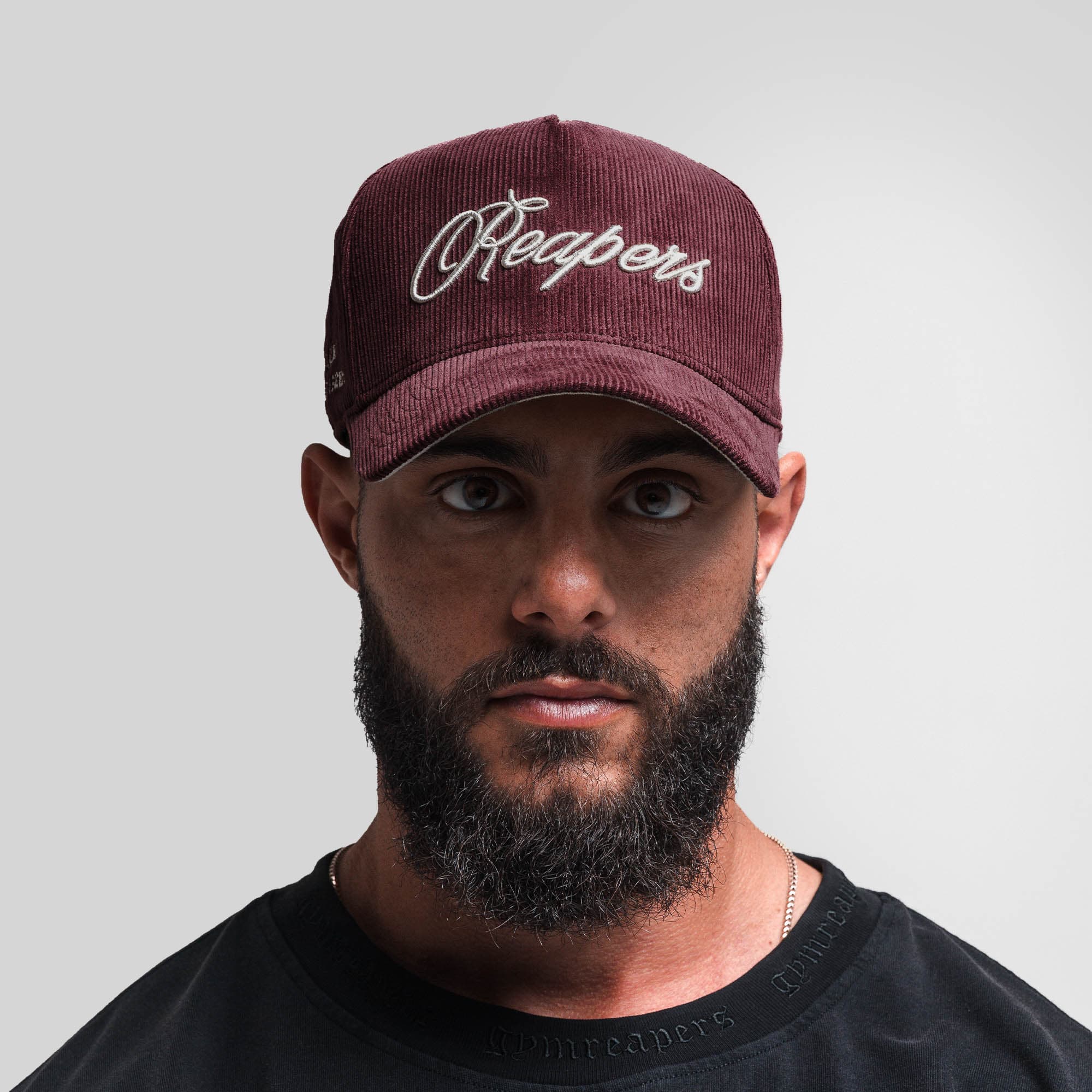Corduroy Reapers 5-Panel Hat - Velvet/Tan - Image 7