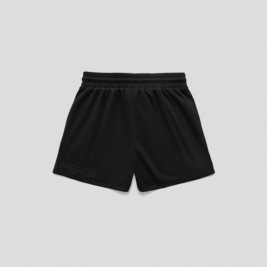 Core Mesh Training Shorts - Black/Sand - Image 2