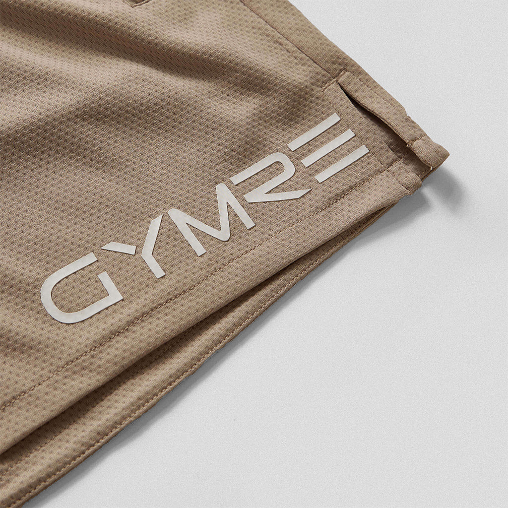 Core Mesh Training Shorts - Khaki - Image 3