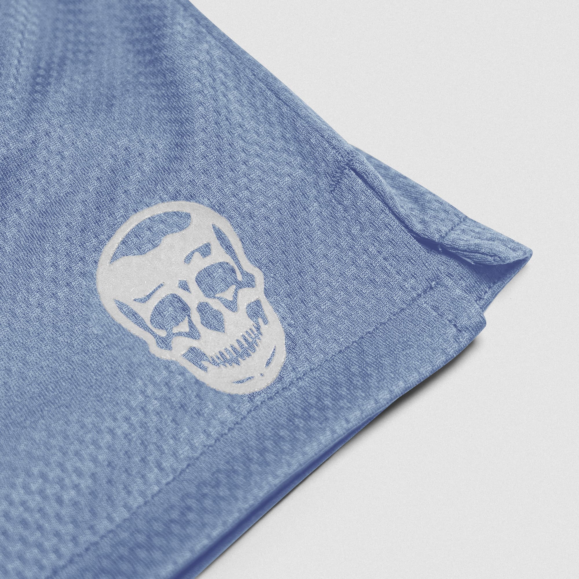 Core Skull Mesh Training Shorts - Pale Blue - Image 3