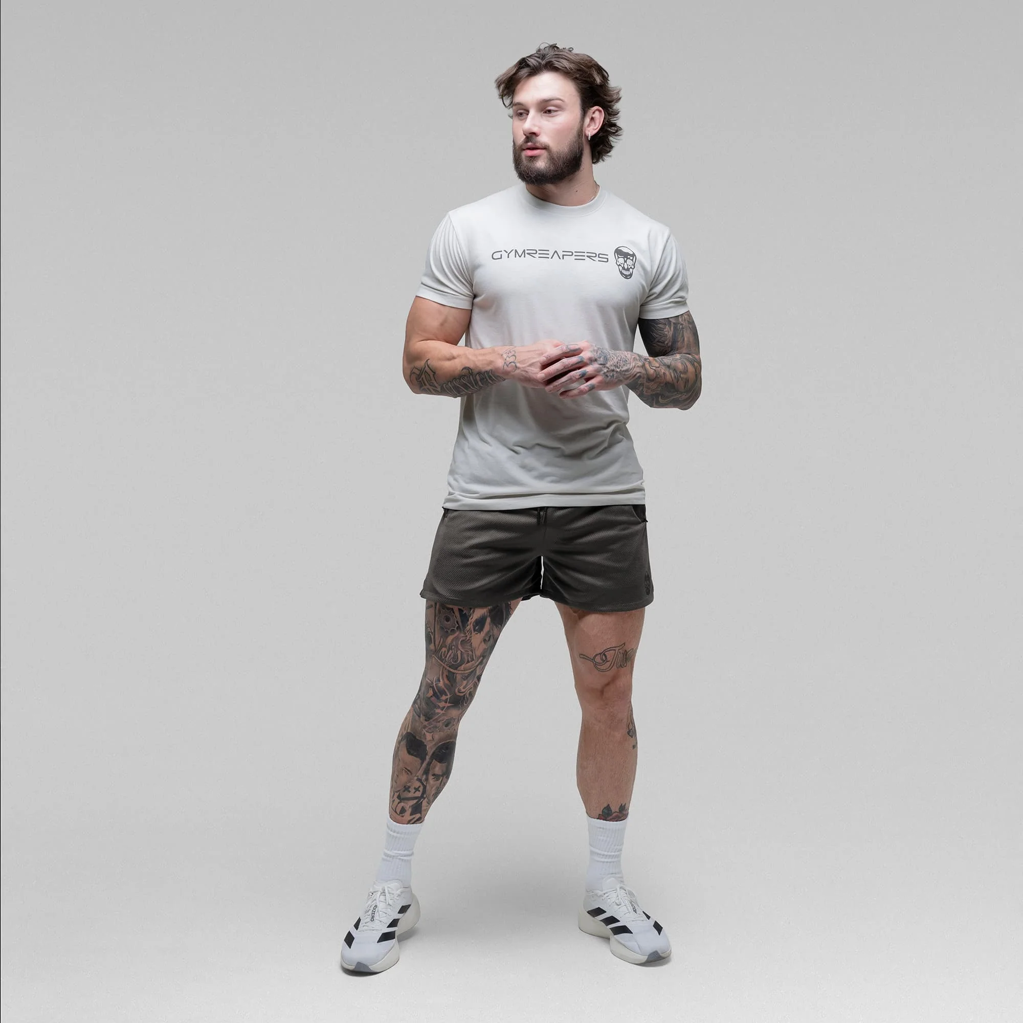 Core Skull Mesh Training Shorts - Storm - Image 4