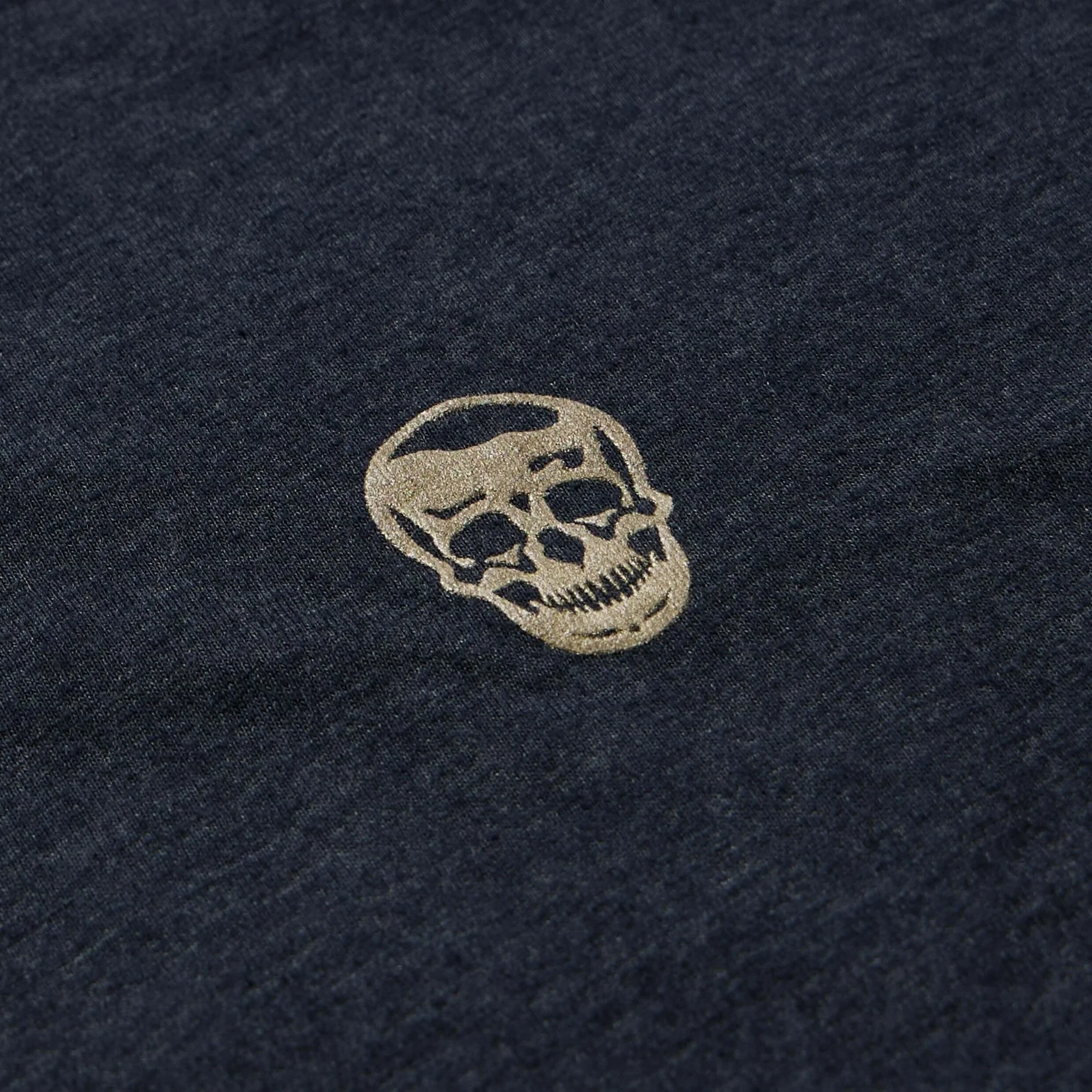 Core Skull Shirt - Navy/Gold - Image 3
