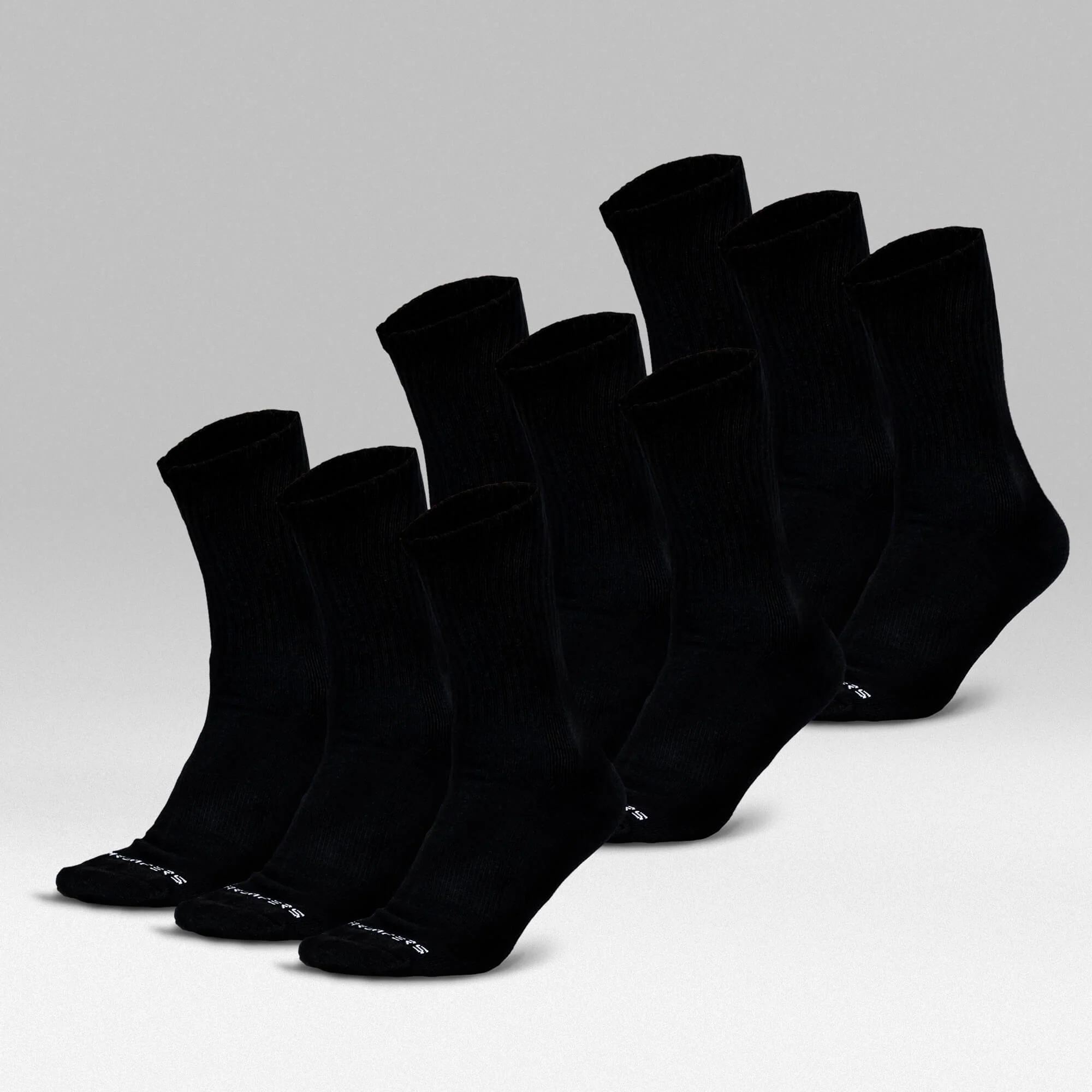 Crew Socks - Black - Image 2