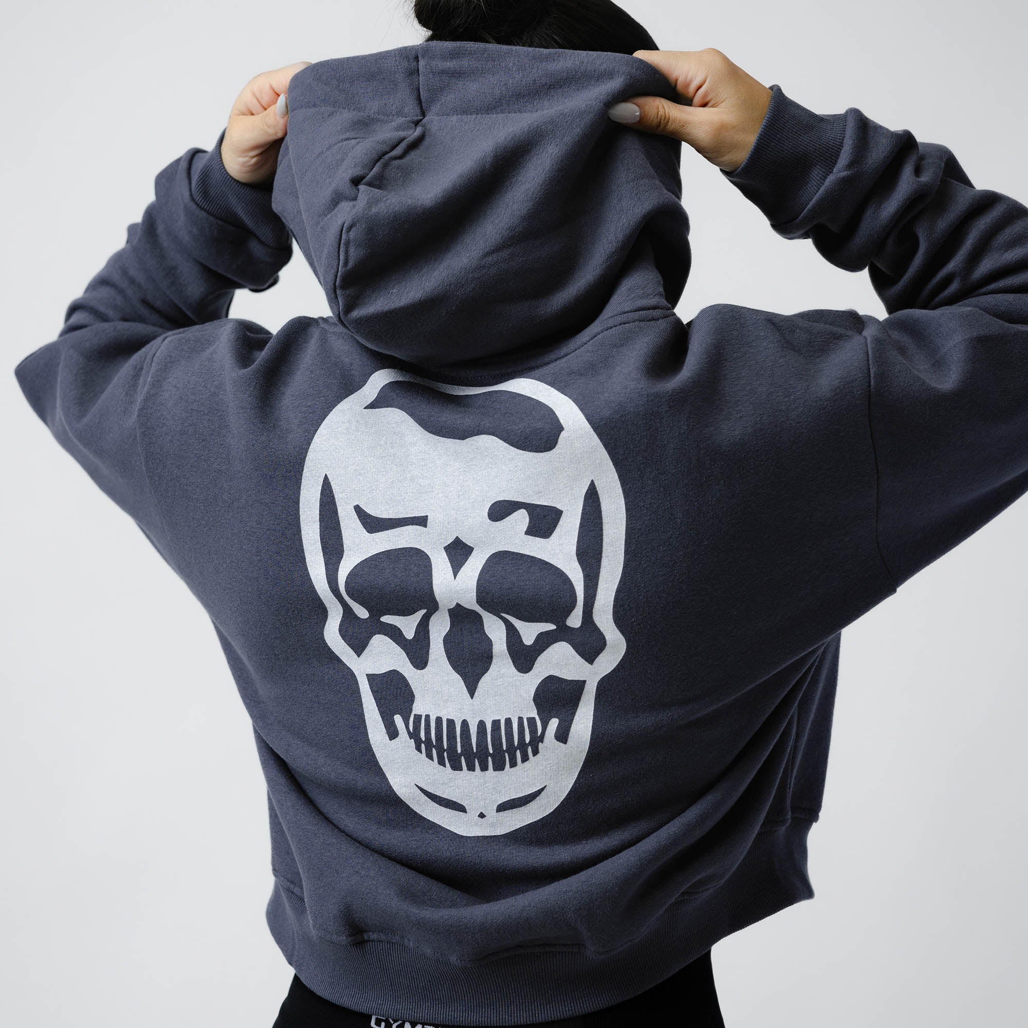 Cropped Zip-Up Hoodie - Riviera - Image 2