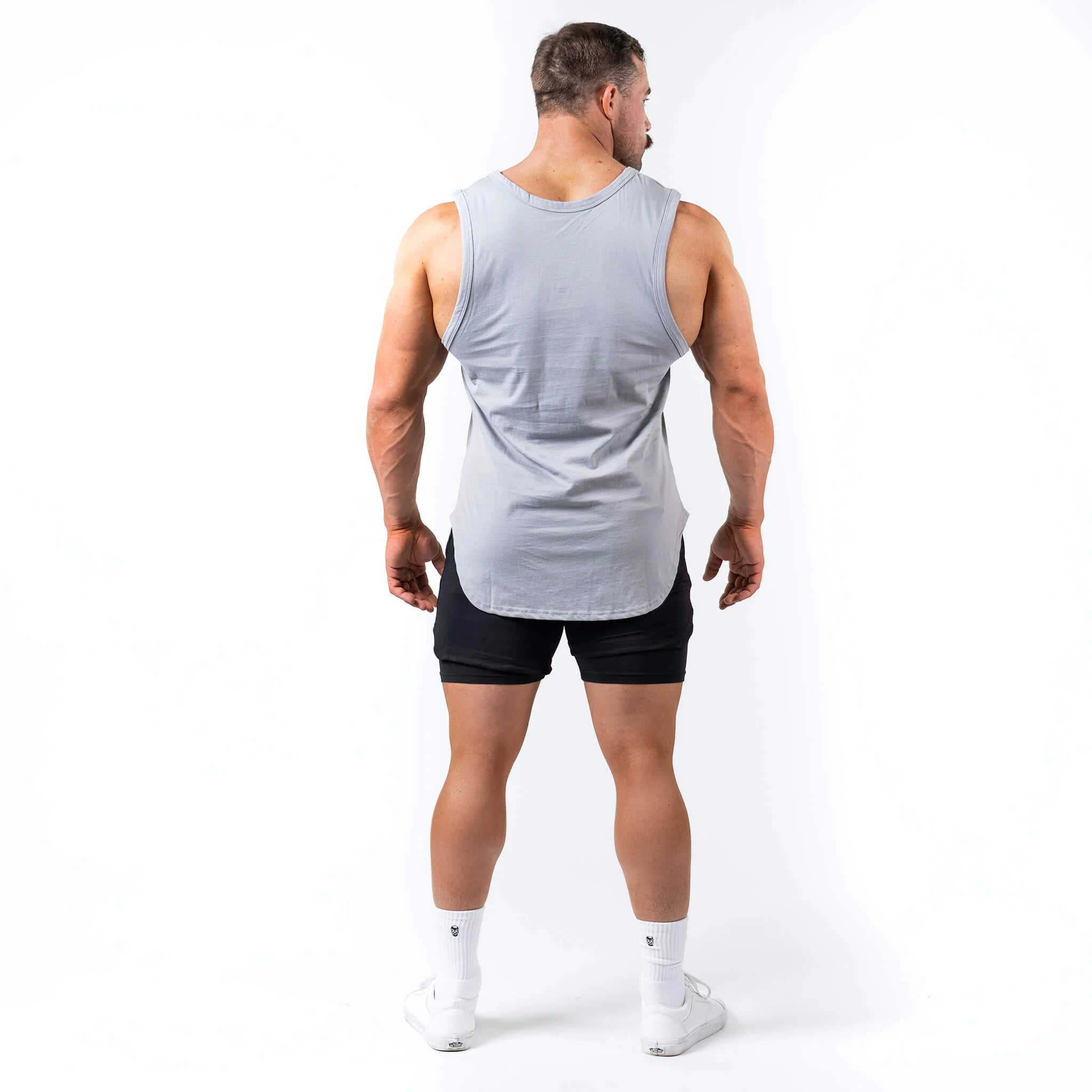 Icon Cut Off Tank - Slate - Image 4