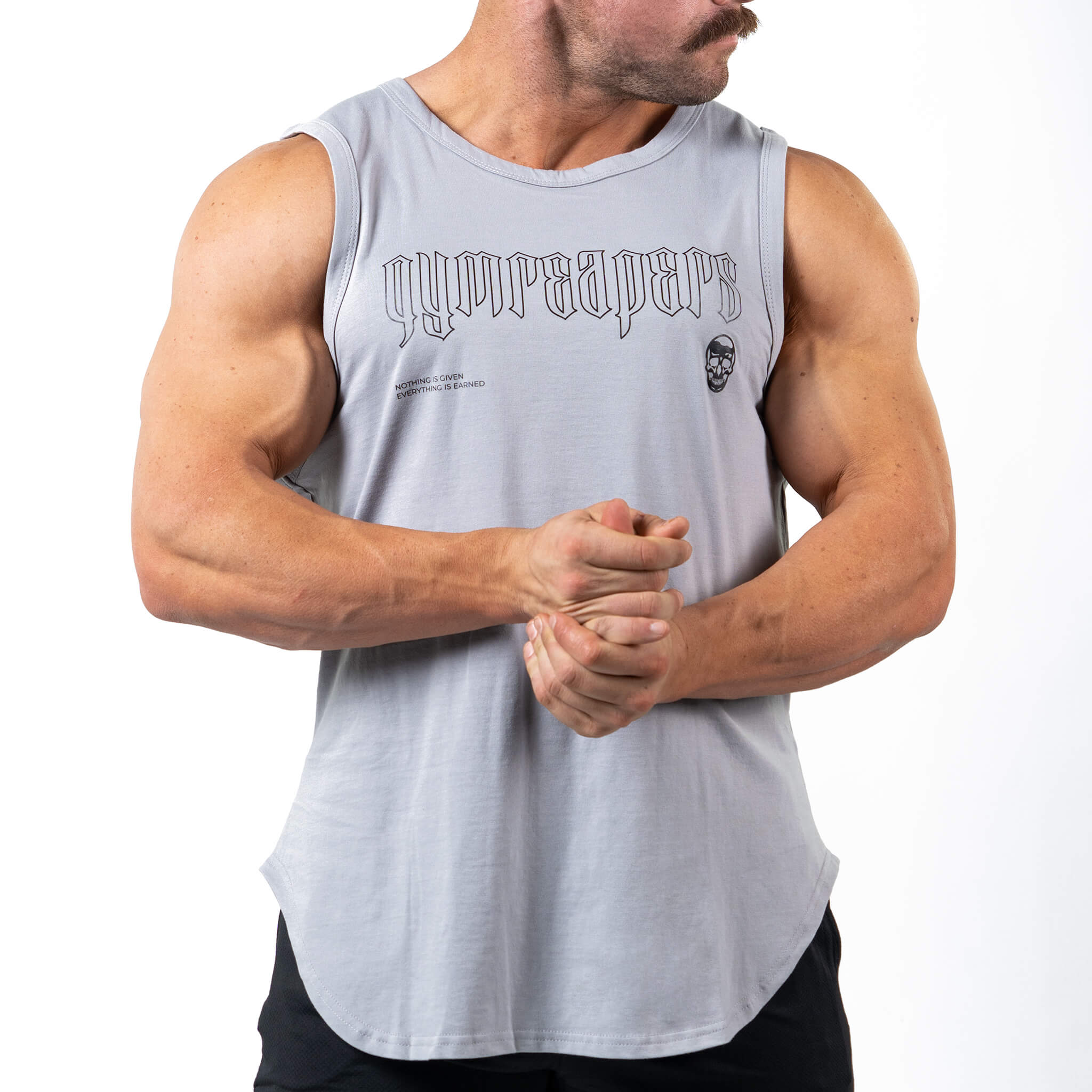 Icon Cut Off Tank - Slate - Image 5