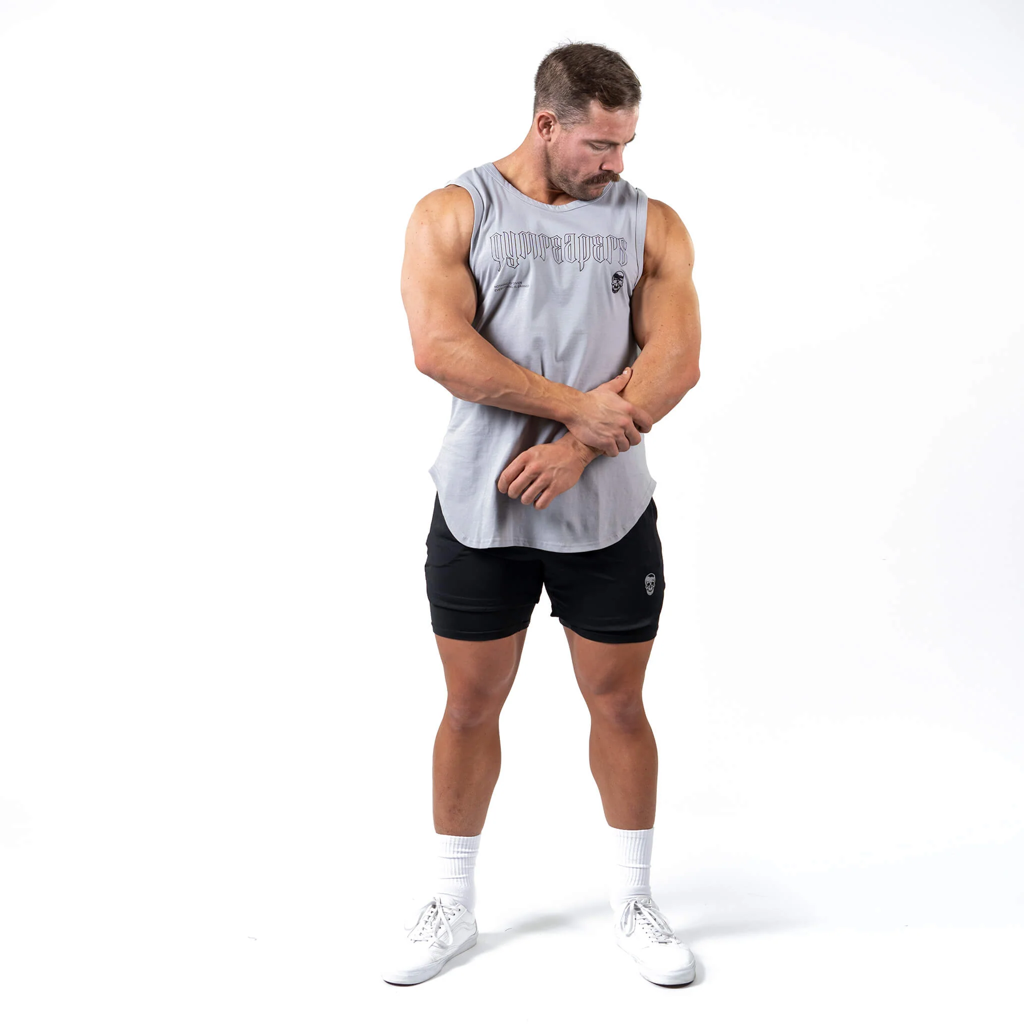 Icon Cut Off Tank - Slate - Image 6
