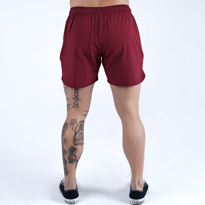 Dynamic Training Shorts - Maroon - Image 5