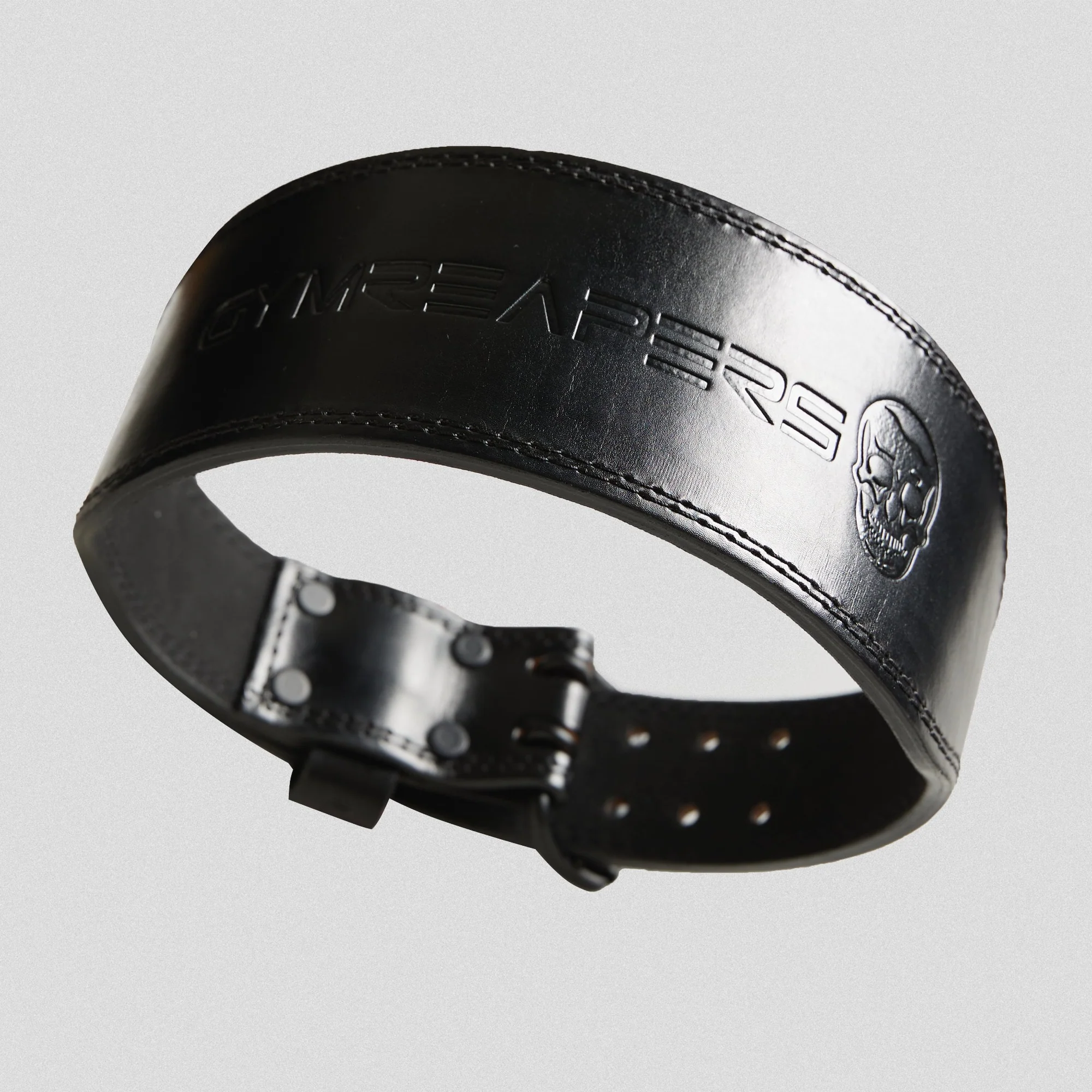 Gymreapers Weightlifting Belt | 7mm Leather Back Support - Image 4
