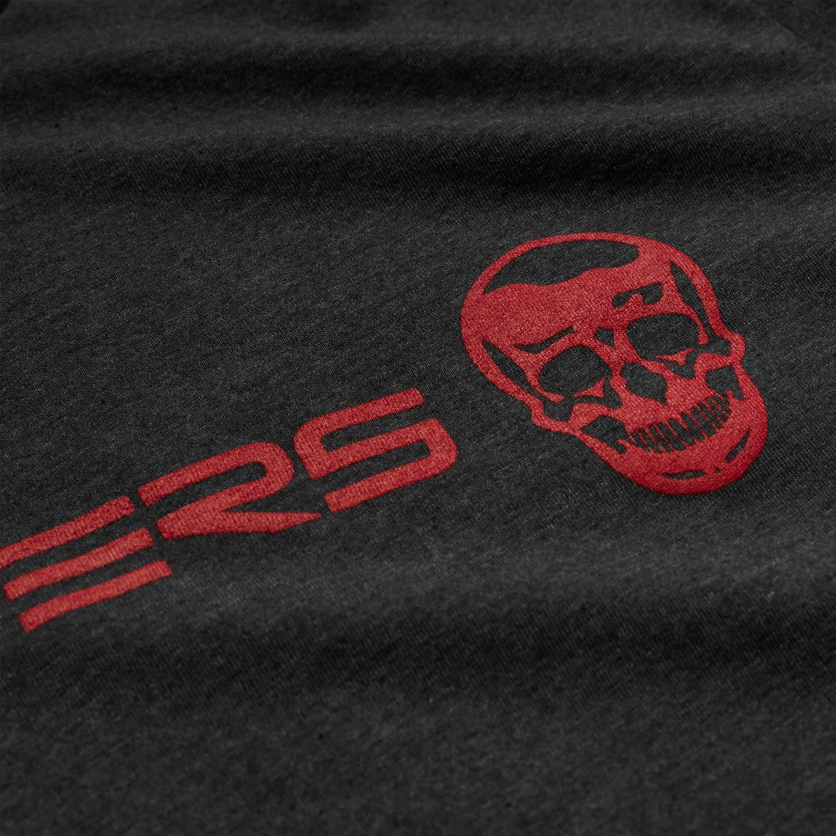 Basic Shirt - Charcoal/Red - Image 3