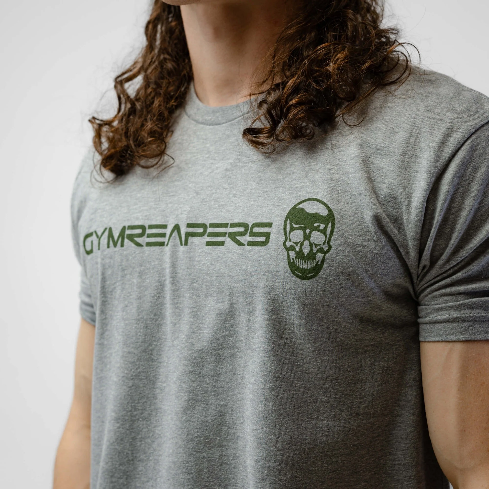 Basic Shirt - Gray/Ranger Green - Image 4